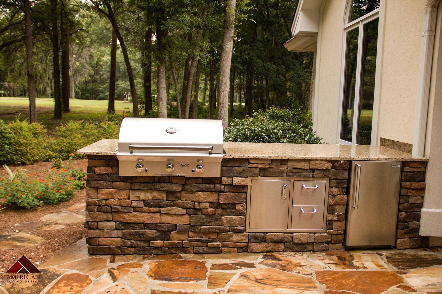 Outdoor Kitchen — American Paving Design| Paver Design & Installation  Company - Bluffton, Hilton Head, Beaufort, Charleston & Savannah