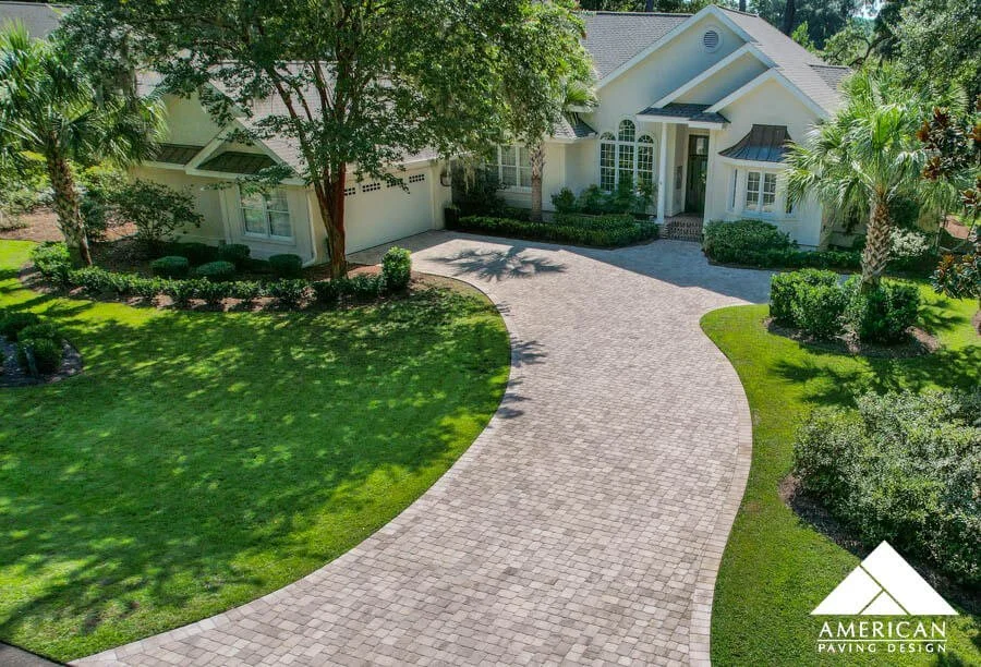 Classic Olde Towne Driveway Installation - Hilton Head Island, SC
