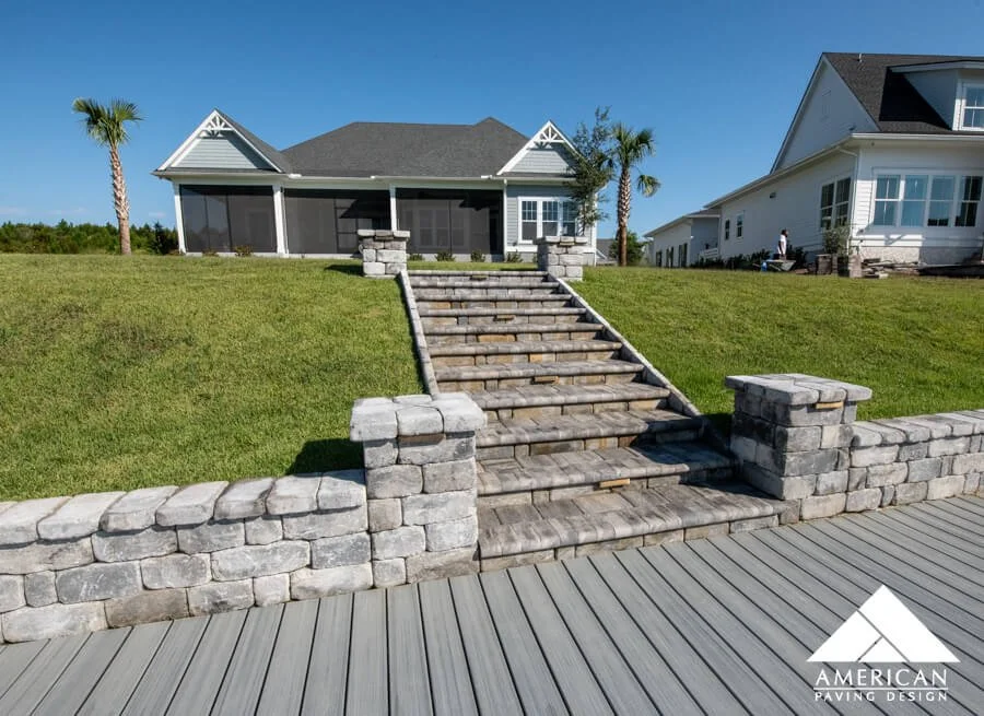 Stonegate Retaining Wall Installation - Bluffton, SC