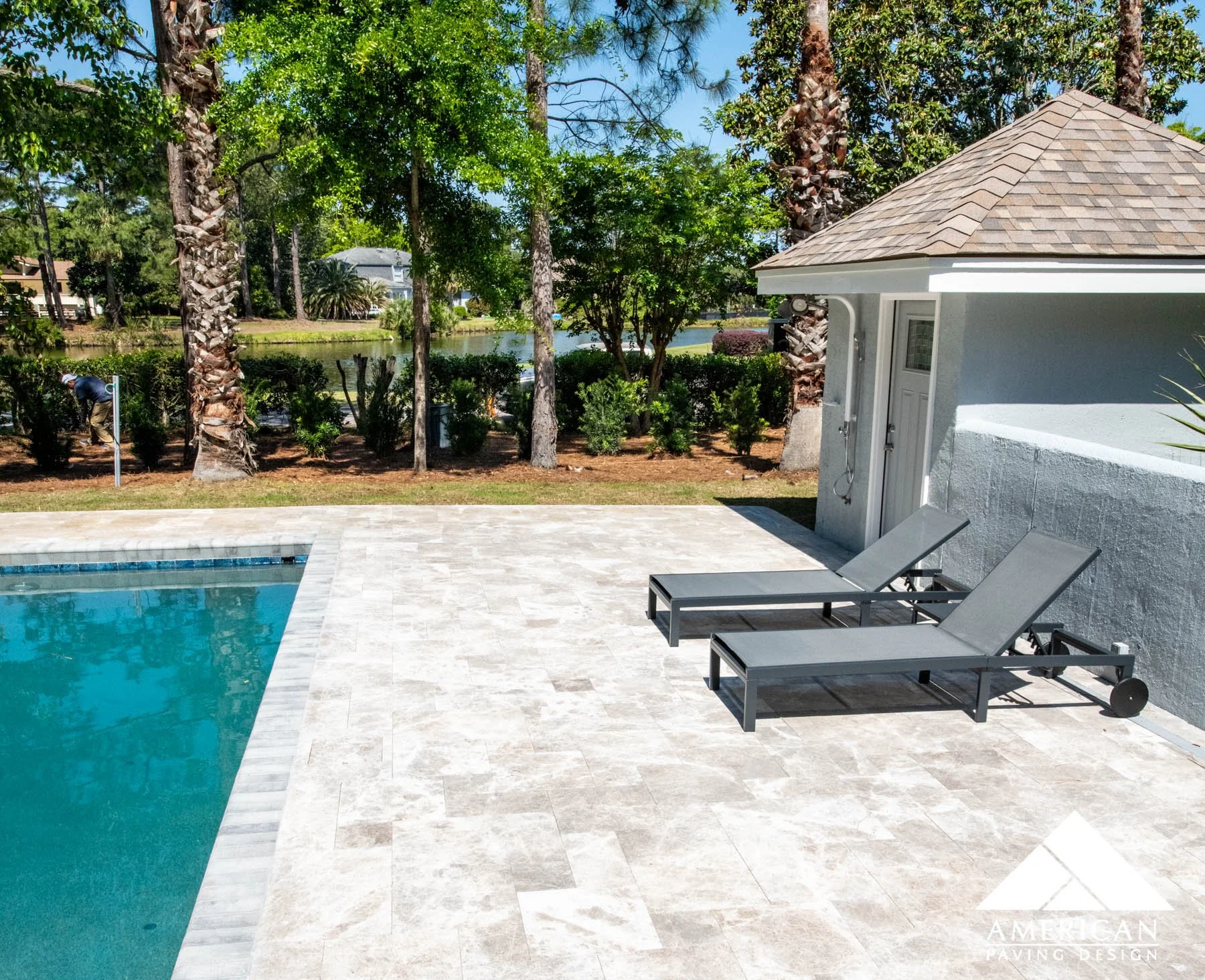 The Beauty and Benefits of Travertine Pool Decks