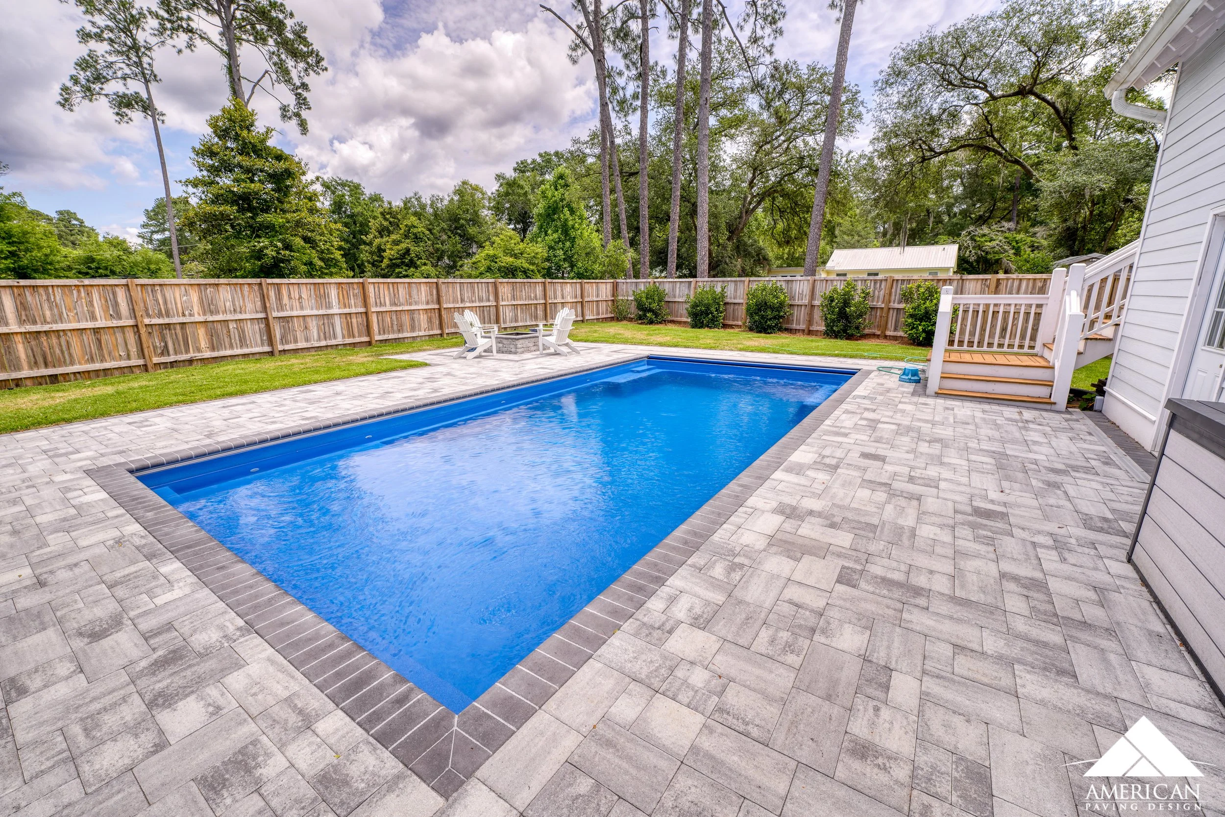 Concrete Interlocking Pavers Around Pools Concrete Paver Pool Deck