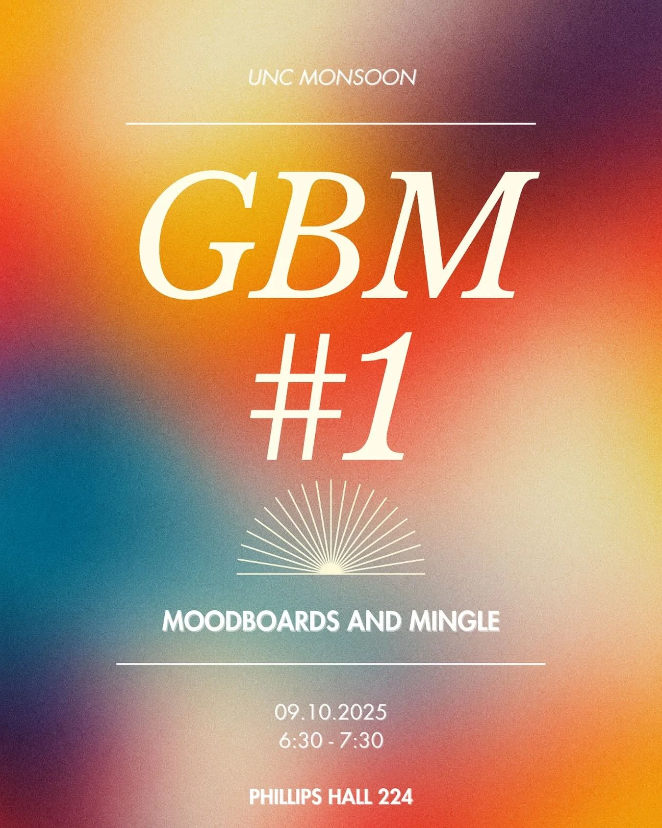 IT&rsquo;S MONSOON&rsquo;S FIRST GBM! Join us for our theme reveal and scrapbooking workshop✨. We hope to see you all at Phillips Hall Room 224 on September 10th at 6:30 😊