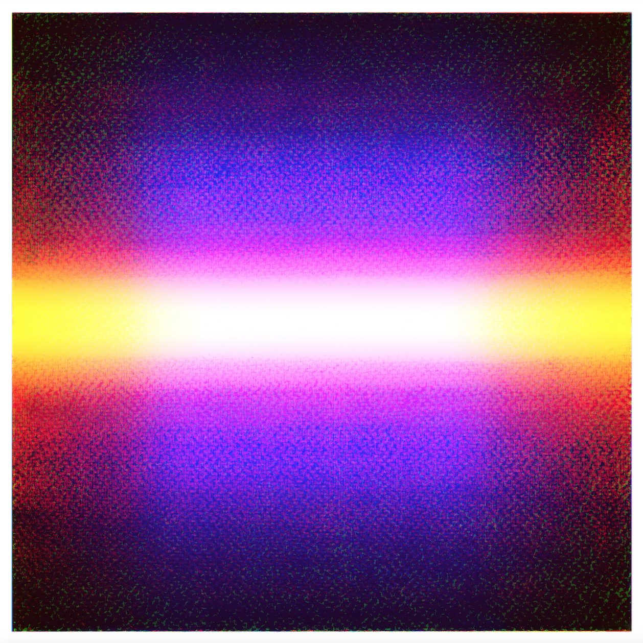 Dice Abstract 12–4EE3EE6OE 2018 unique print, archival pigment ink on paper on aluminium, 106 x 106 cm framed size