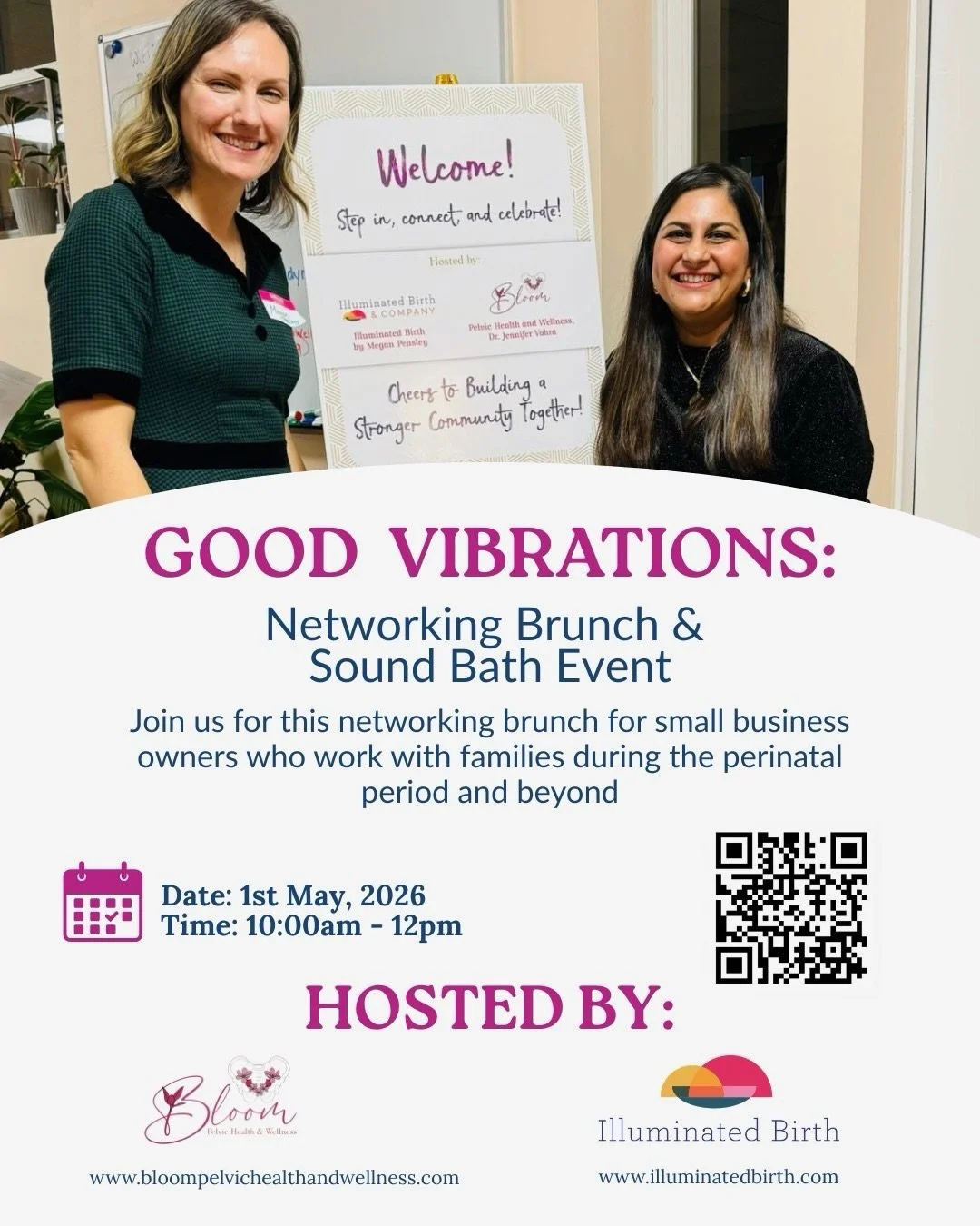 Jen Vohra and I are thrilled to announce our next networking brunch for perinatal professionals and small business owners who who work with families! After two years of bringing so many awesome people together at our networking events, we&rsquo;re ta