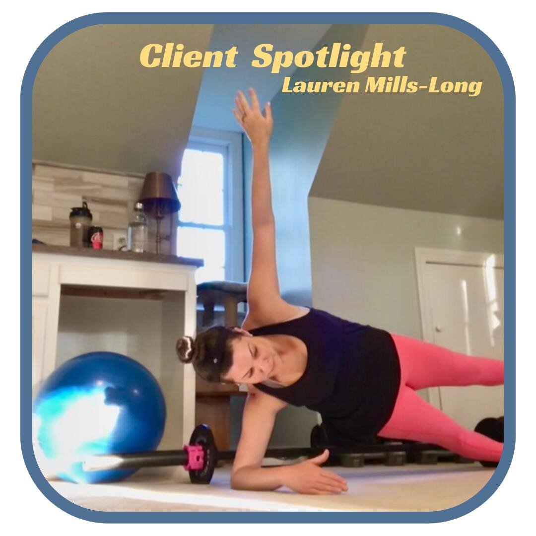 Learn a little more about our client of the month...⁠
⁠
🔸 Current Goal: I had surgery to repair a torn labrum in my right hip last year so currently my goal is getting back to my pre-surgery fitness level. ⁠
⁠
🔸 Favorite exercise: Between DLs and s
