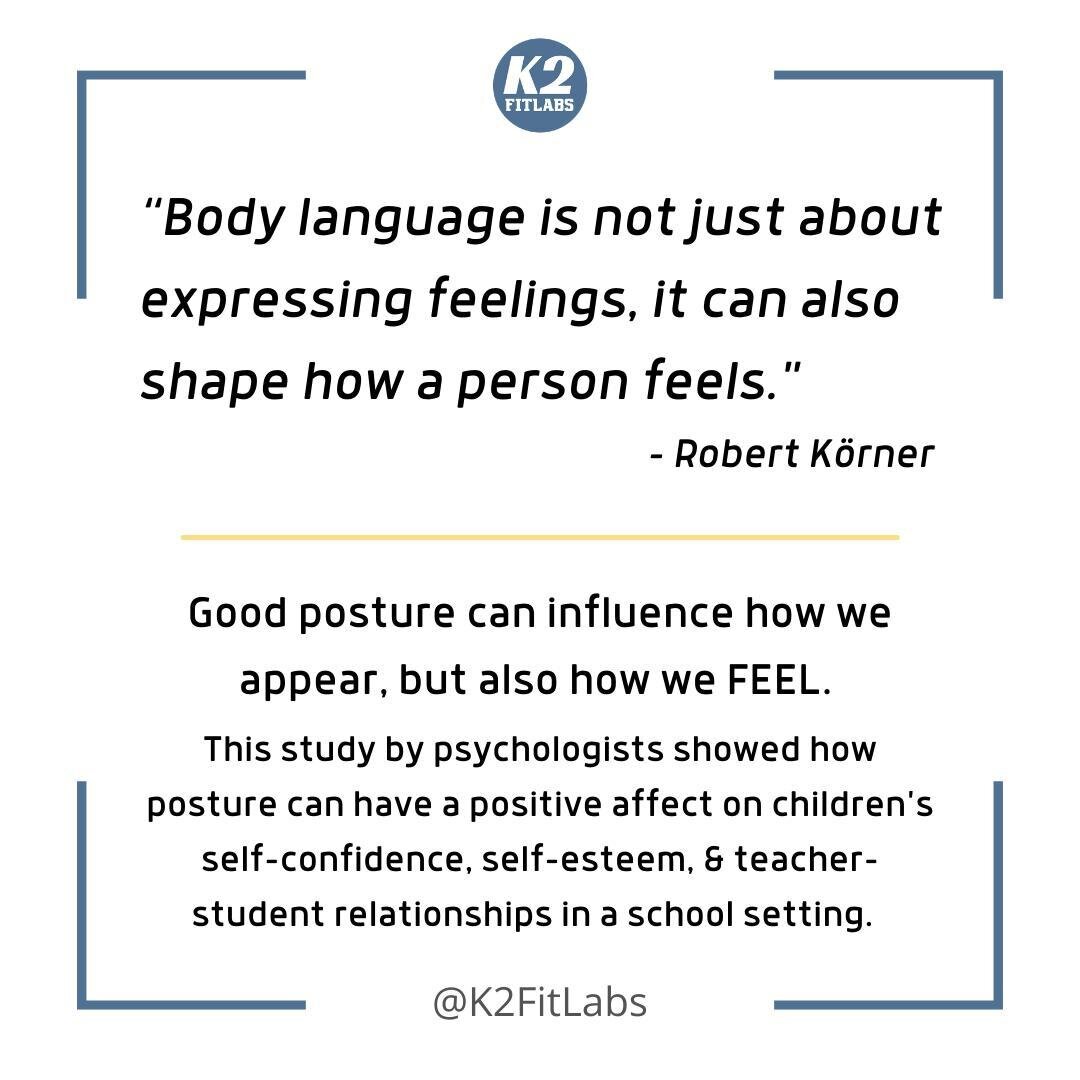 TIP Tuesday...posture &amp; mindset go hand in hand...in all ages. ⁠
⁠
🔹 Poor posture is becoming very prevalent in youth today due to more time seated, in front of computers, and looking down at smart devices. ⁠
👉 That last one is so common it's b