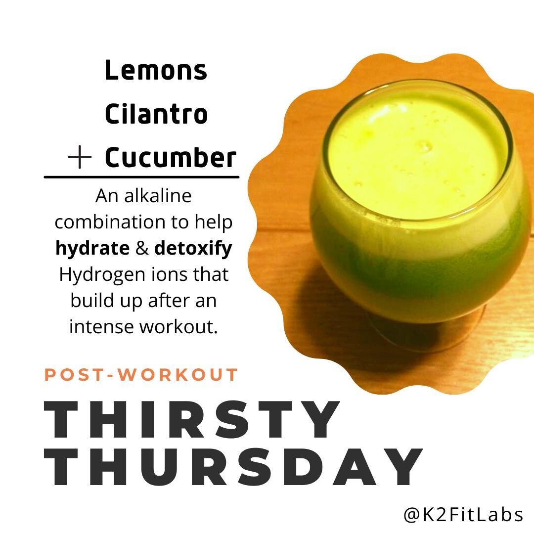 Our favorite version of #thirstythursday is anything that will keep us HYDRATED, focused, &amp; performing better.⁠
⁠
💥Try Kyle's easy recipe for a refreshing recovery drink!⁠
⁠
Prep this morning &amp; just give it a good mix/shake before drinking l