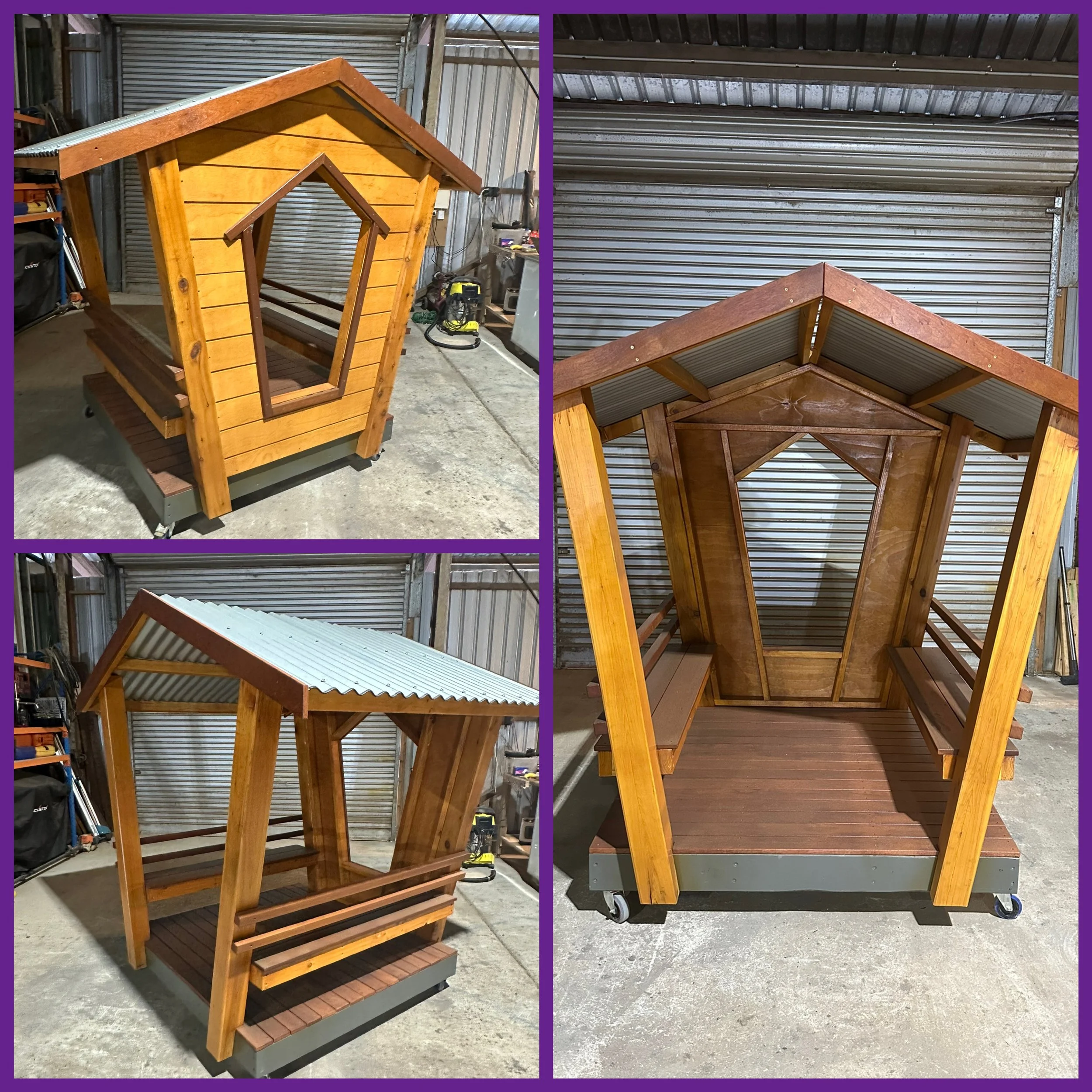 Cypress hardwood reading Nook. Mobile.
