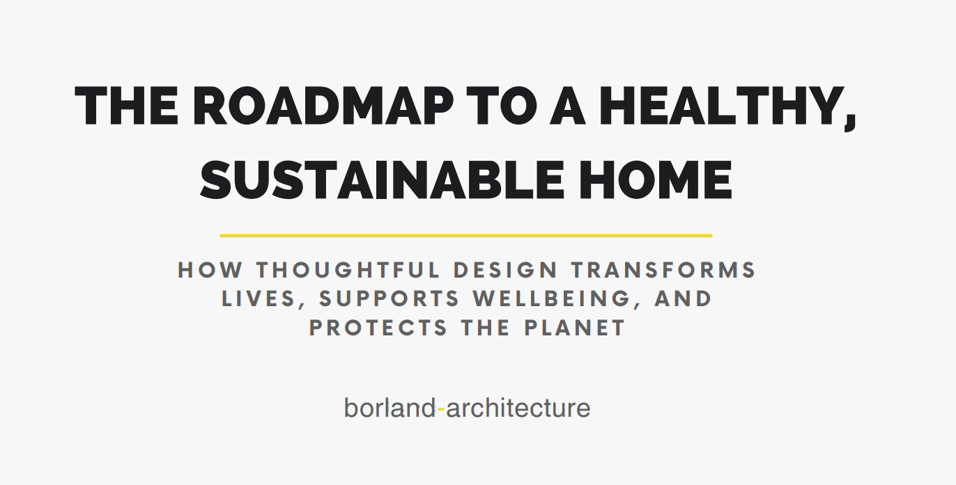 Cover of PDF download "The Roadmap To A Healthy Sustainable Home"