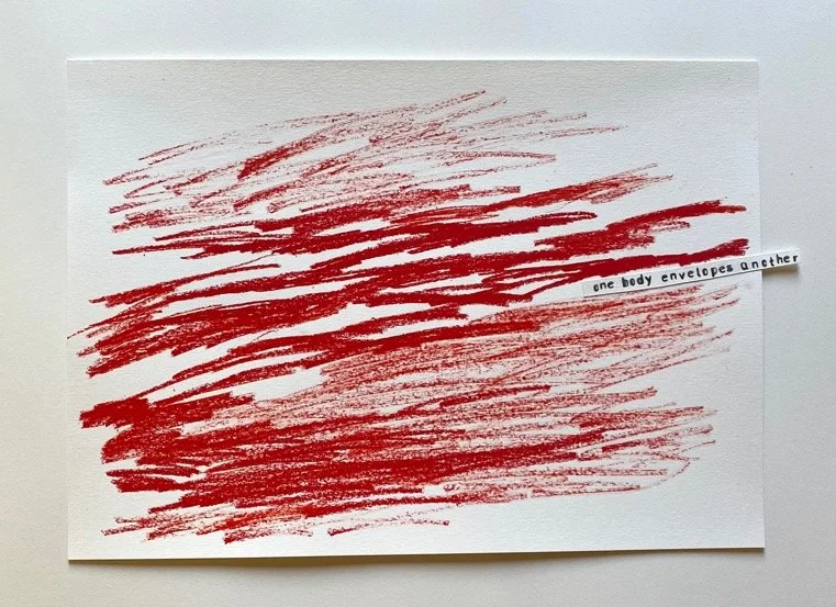 One body in
Graphite and chinagraph on paper
44x30 centimetres
$550 (including GST)