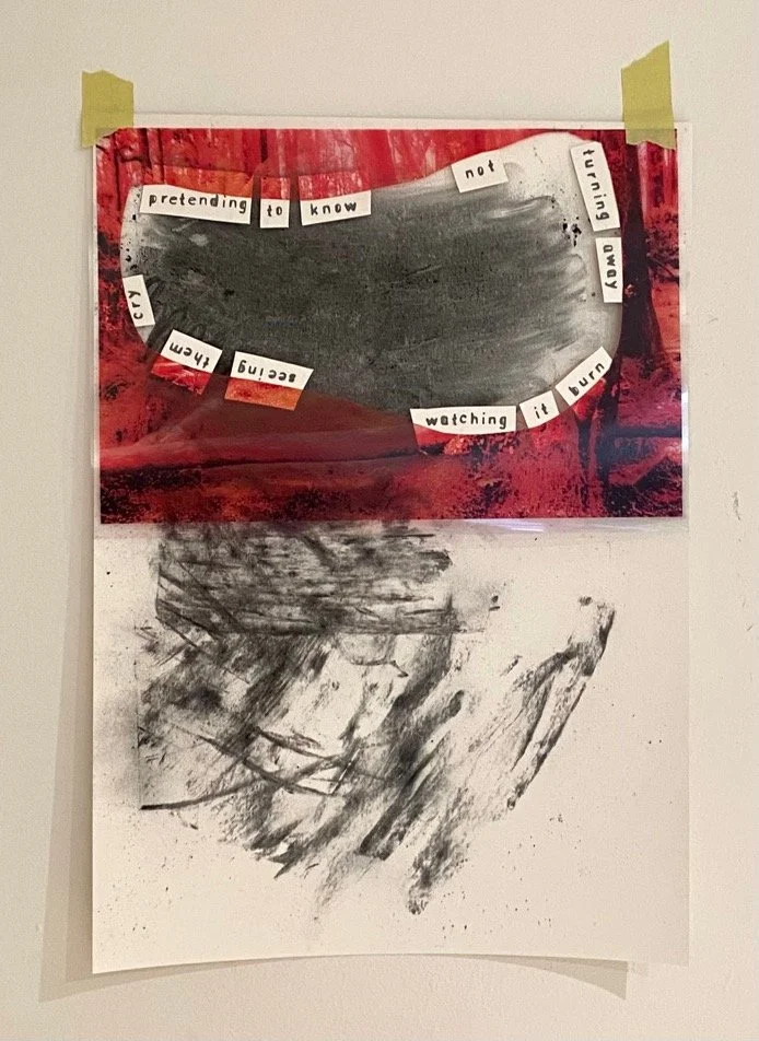 All works are untitled
Graphite, chinagraph, charcoal from the mountain, painters masking tape on doubled paper
Various dimensions, approximately 30x45 centimetres
$550 (including GST)