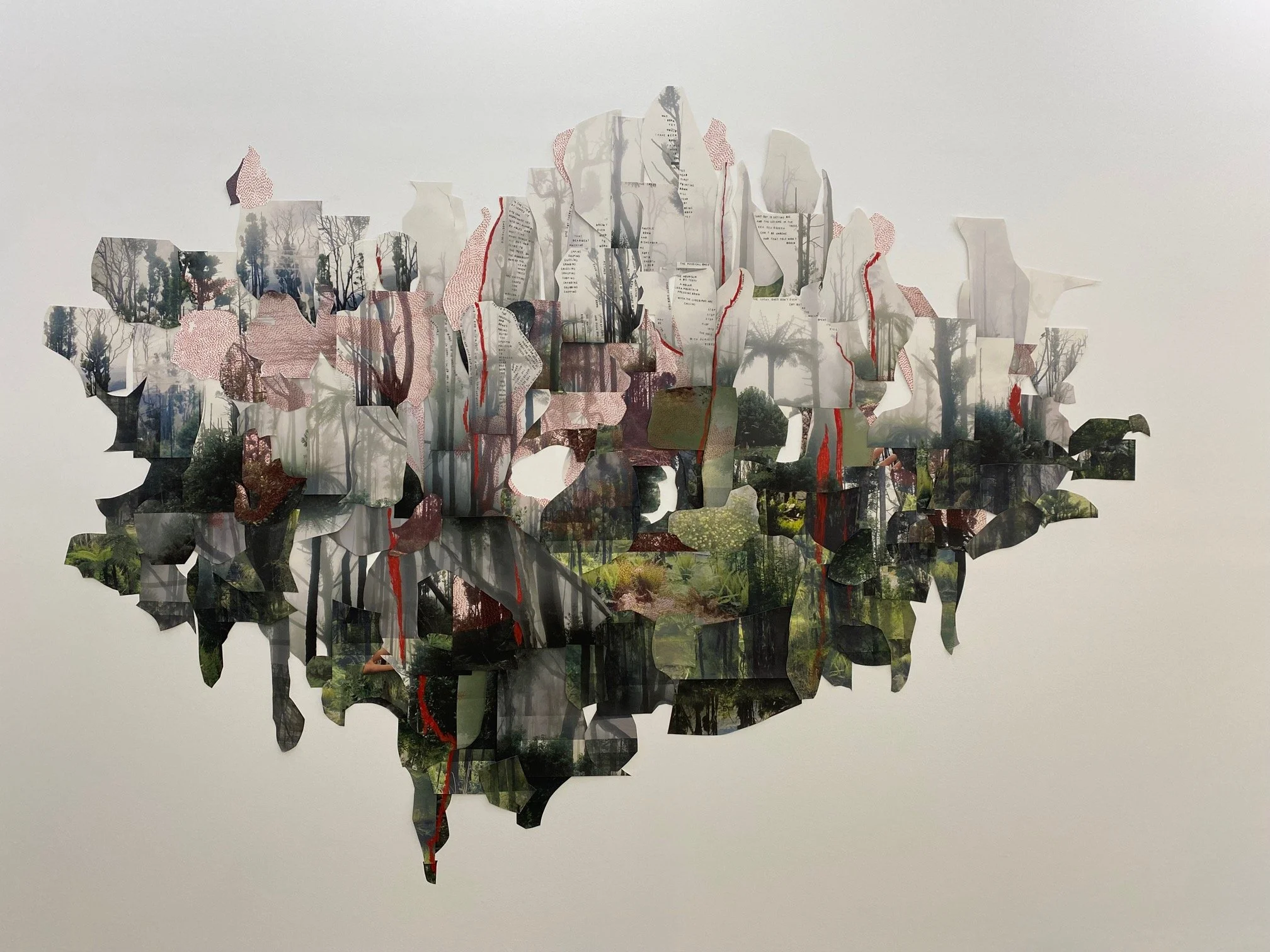 The lucky ones
Inkjet print, graphite, chinagraph
Approximately 4 metres wide