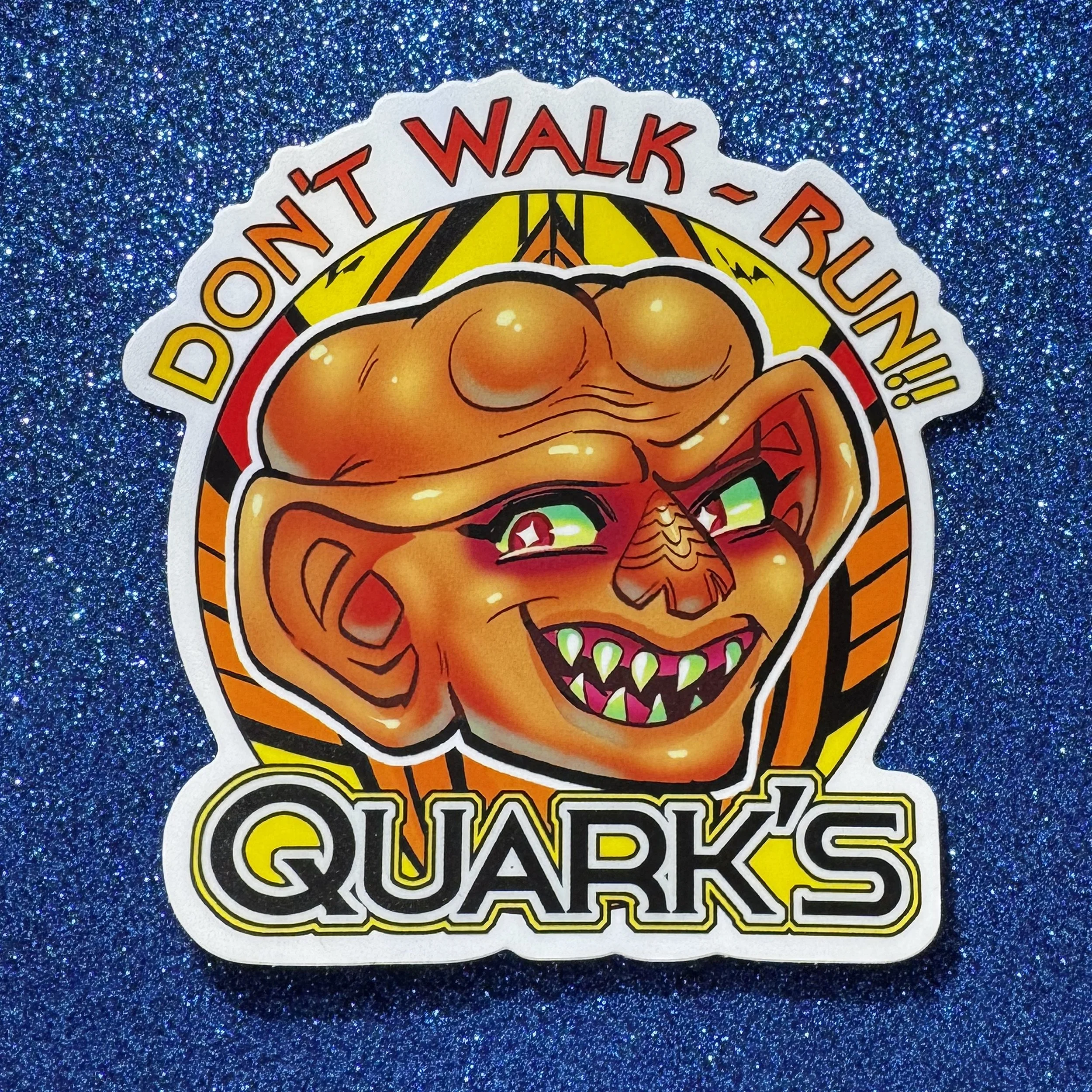 Quark's Matte Vinyl Sticker