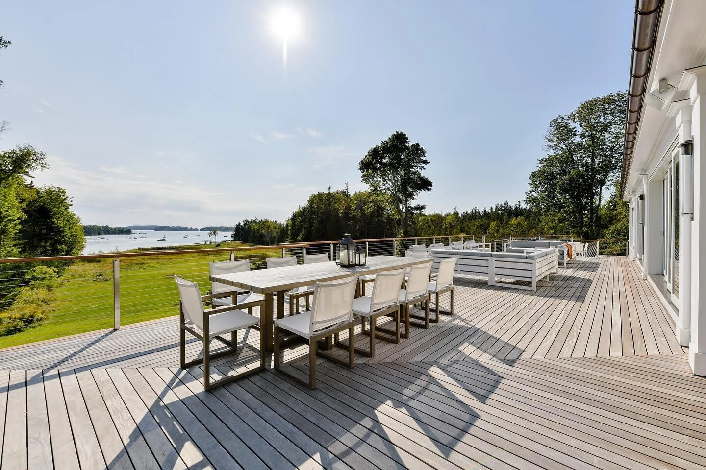Time to find the best spot for viewing fireworks-I&rsquo;d choose this amazing deck.