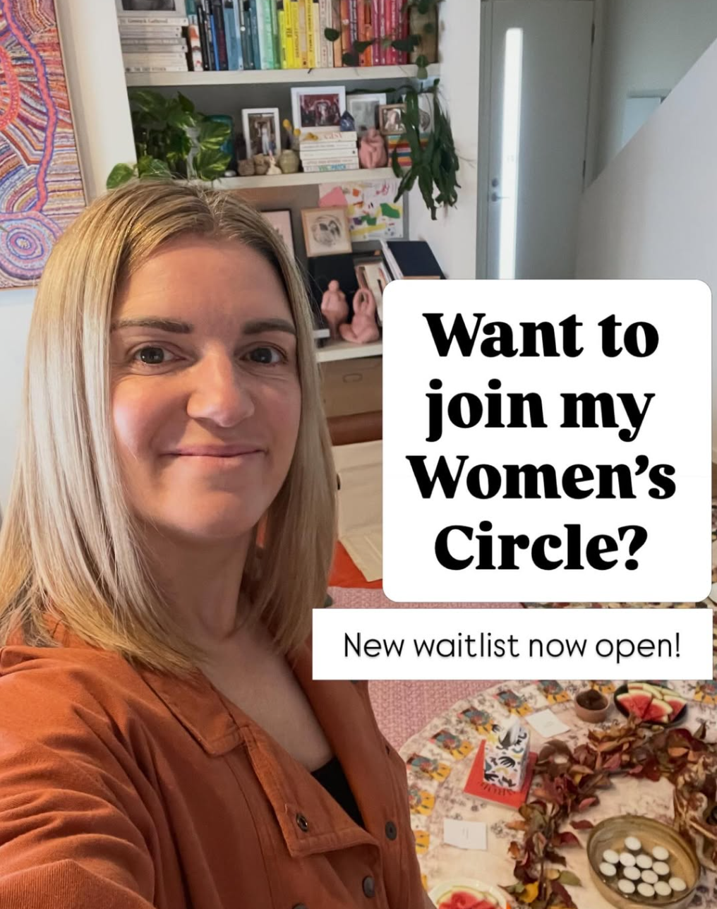 WOMEN'S CIRCLES w/ MEG ⋆.˚ ☼  Six themed circles over six weeks, held online, where mothers gather not to change themselves or optimise their way through this season, but to be witnessed in it. The matrescence circle is the long awaited online circle
