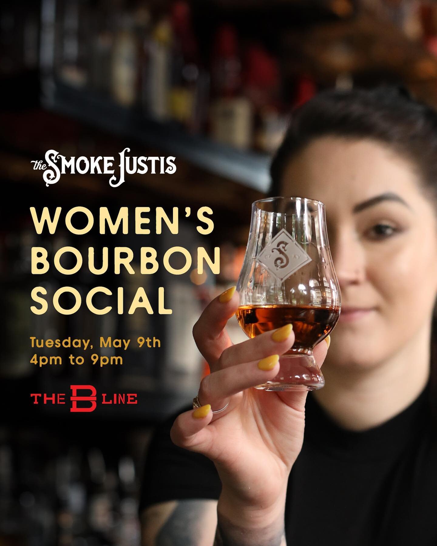 TONIGHT! Join us for our May Women's Bourbon Social with Log Still Distillery! We're thrilled to have Lynne Dant join us and spill the secrets of her journey, the captivating world of Log Still, and the intriguing Monk's Road series.

From 4 to 5 PM,