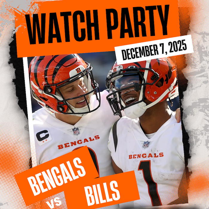 Bengals Watch Party with Chatterbox Sports!