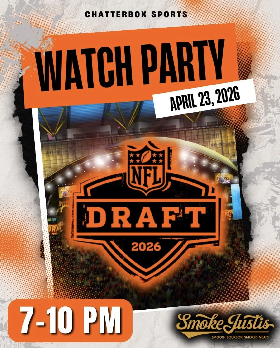 NFL DRAFT WATCH PARTY WITH CHATTERBOX SPORTS!