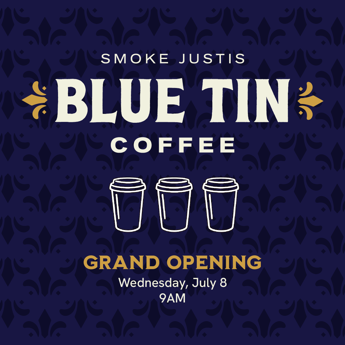 BLUE TIN COFFEE GRAND OPENING!