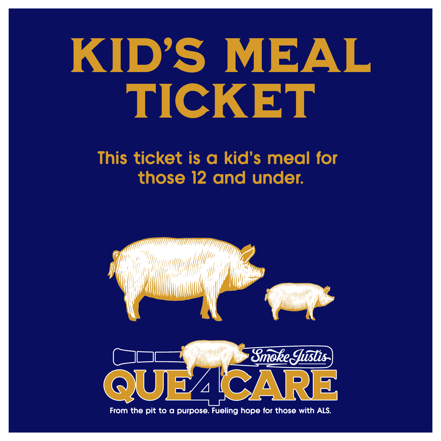 Kid's Meal Ticket - Que4Care