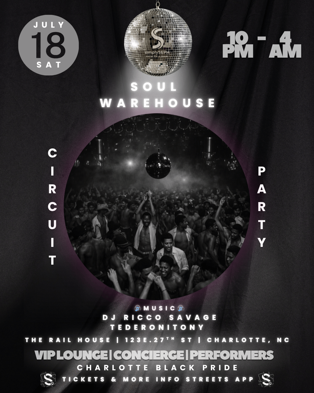 Soul Warehouse (Circuit Party) | Charlotte Black Pride Weekend