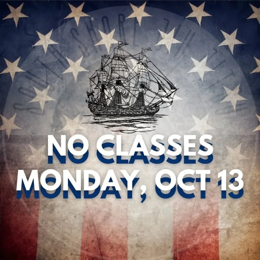 🚨 We are closed TODAY!  Monday October 13, 2025 🤙 No Classes! 🇺🇸 
.
.
.
@southshorejiujitsu