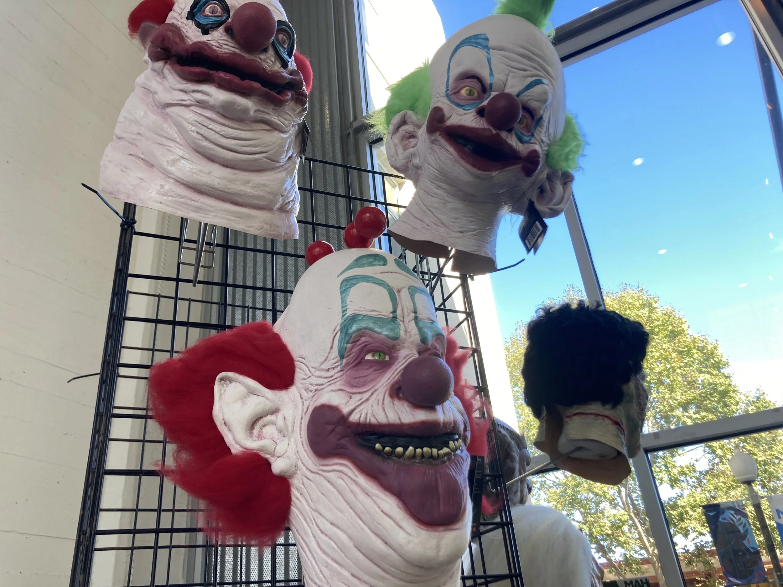Masks from Trick or Treat Studio decorate the Festival of Monsters Public Day at the Museum of Art and History.