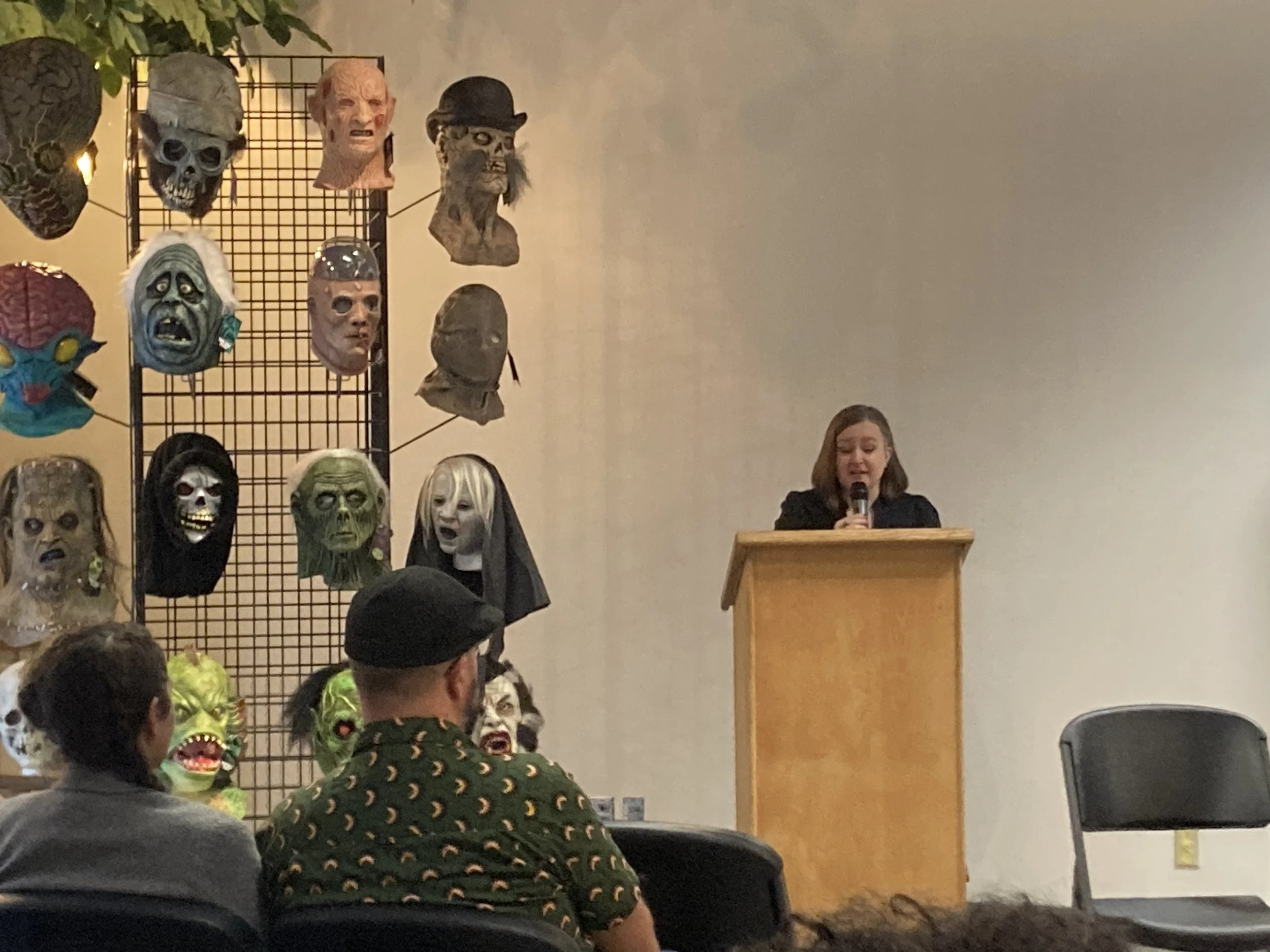 NYT bestselling author Kiersten White reads from her novel Lucy Undying at the 2024 Festival of Monsters.