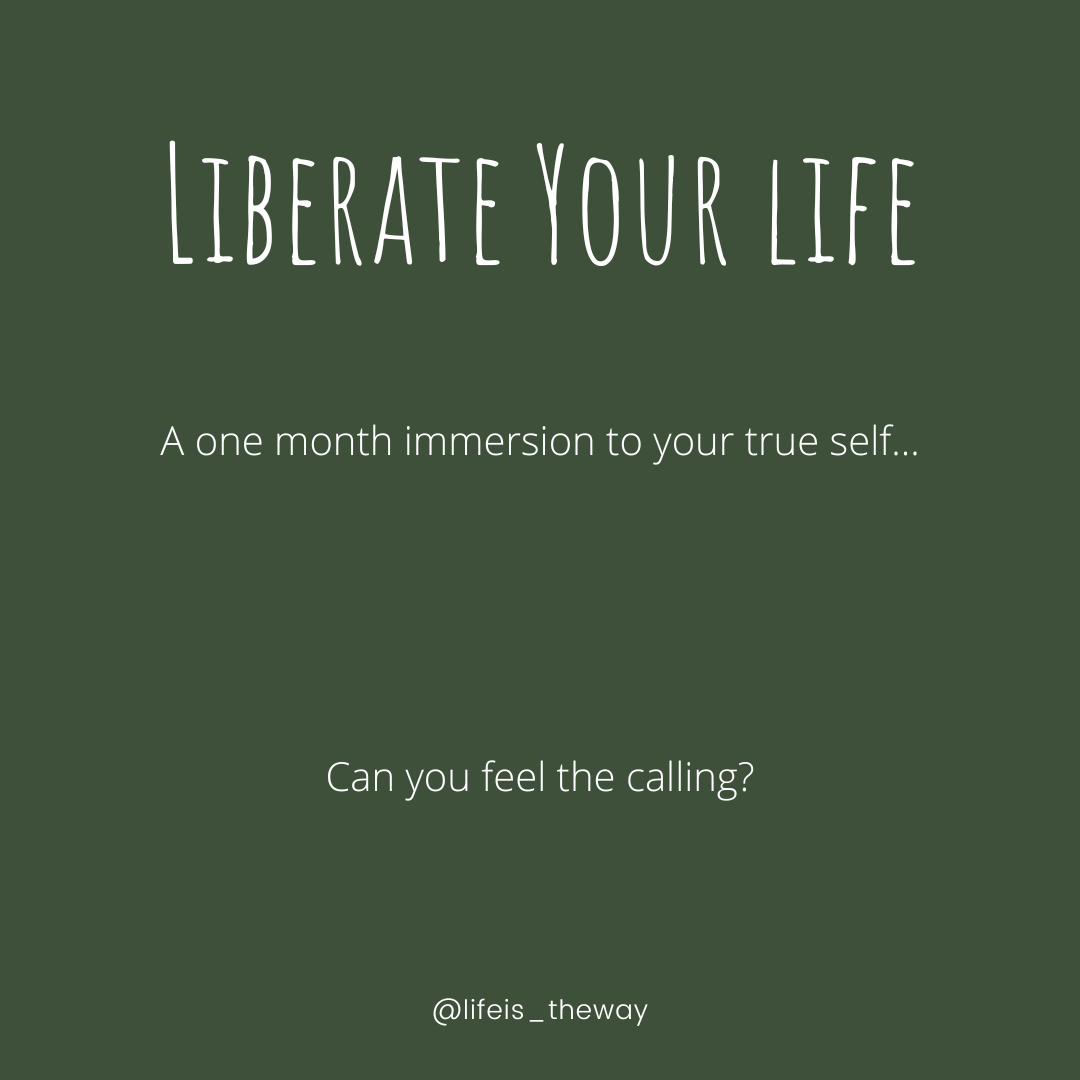 Liberate Your Life - The 4 week online immersion (July Intake)