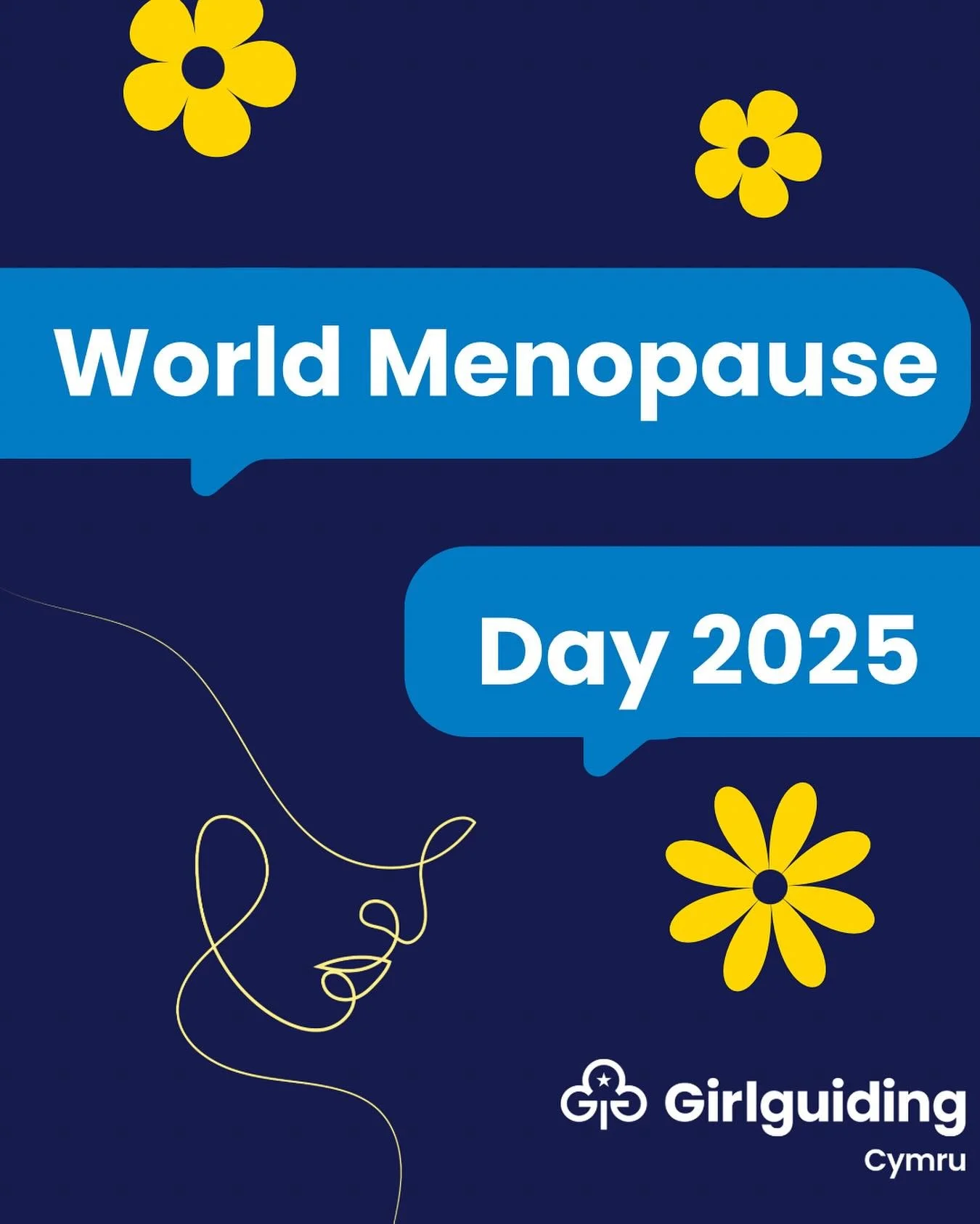 🌸 World Menopause Day 2025 🌸
Today, we’re shining a light on the menopause, a natural stage in life that affects so many women. 💜
At Girlguiding Cymru, we believe in breaking down barriers, challenging taboos, and supporting every member o