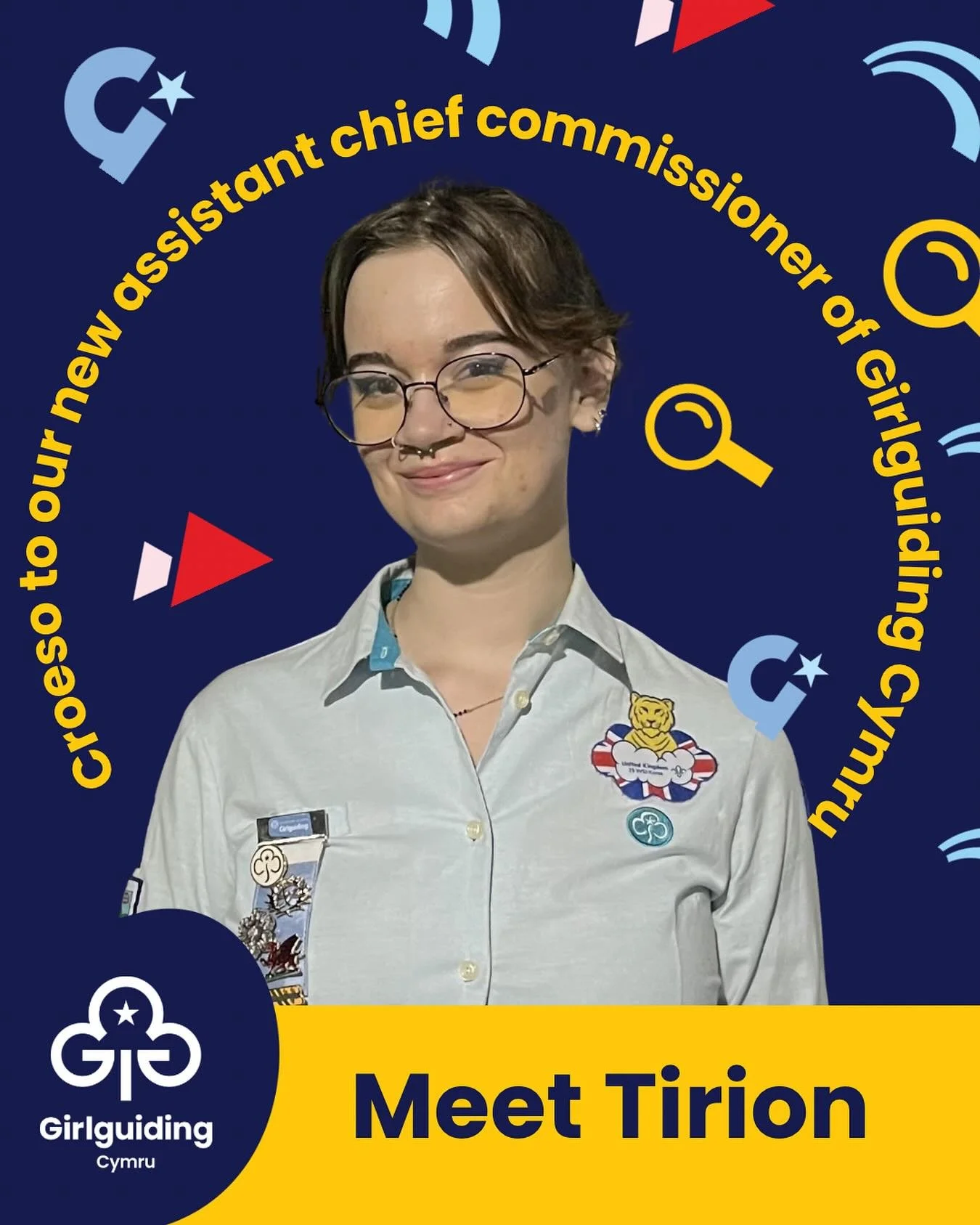 🌟 Introducing our new Assistant Chief Commissioner &mdash; Tirion Williams! 🌟

We&rsquo;re thrilled to welcome Tirion Williams to the Girlguiding Cymru leadership team as our new Assistant Chief Commissioner! 💙

Tirion says:

&ldquo;With this new 