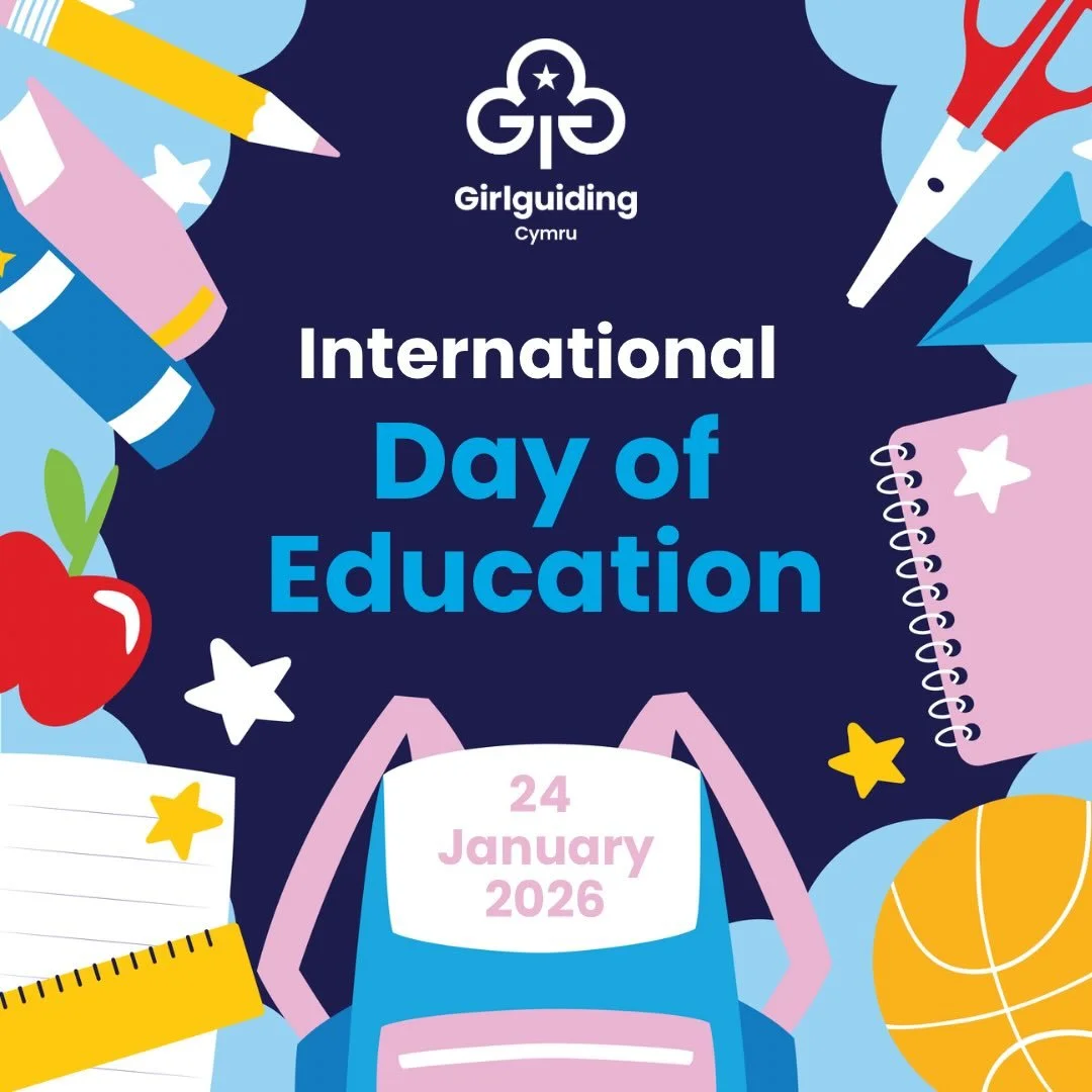 📚🌍 International Day of Education 2026 🌍📚

Today we celebrate the power of education and the incredible people who make it happen every day. At Girlguiding Cymru, we&rsquo;re proud of our amazing volunteers who work in education, whether you&rsqu