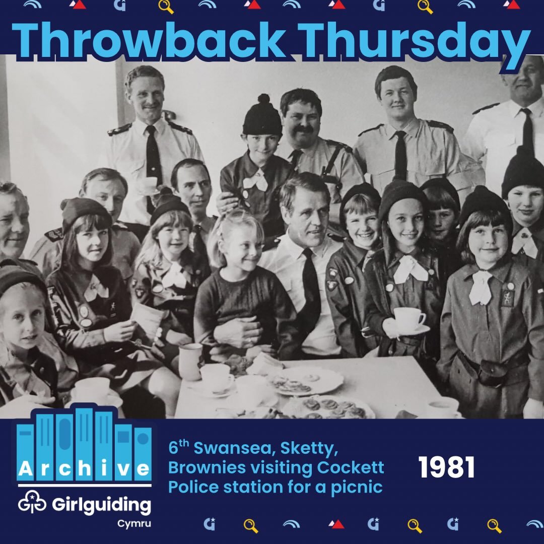 ⏮️ It&rsquo;s #ThrowbackThursday, and it&rsquo;s been a little while since we&rsquo;ve shared one, so here&rsquo;s a lovely trip down memory lane! 💙

This photo comes from Girlguiding West Glamorgan and shows 6th Swansea (Sketty) Brownies visiting C