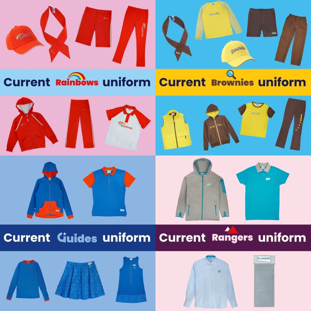 🌟 Uniform Update for Girlguiding Cymru Members &amp; Parents 🌟

As we prepare for the exciting new Girlguiding uniform launching in 2026, there is reduced stock of the current uniform in shops and online.
To help parents and carers navigate this tr