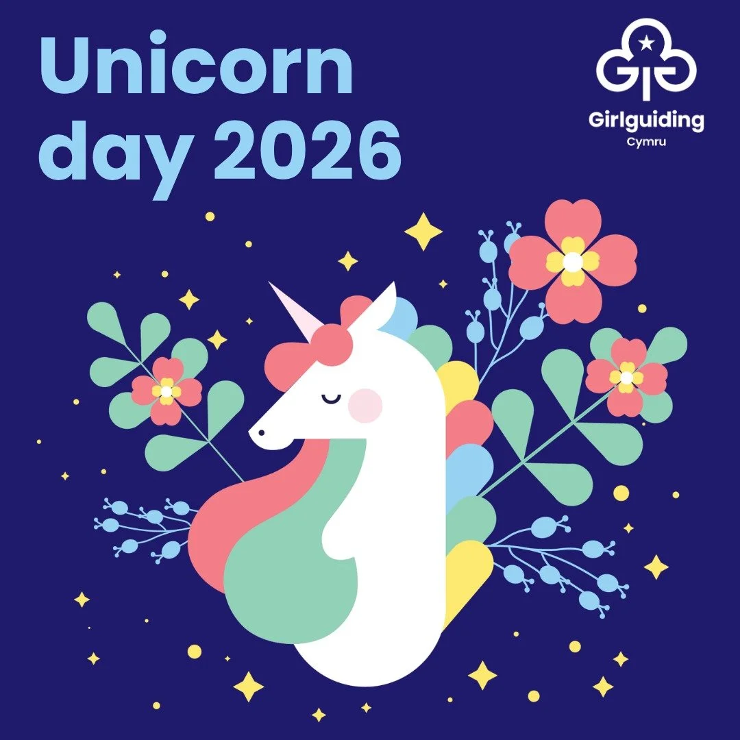 Happy Unicorn Day! 🦄✨
We&rsquo;re celebrating with a little extra sparkle across Girlguiding Cymru! To join in the fun, we&rsquo;ve created some unicorn-themed colouring templates for all sections.

You can edit them in Canva or simply print and enj