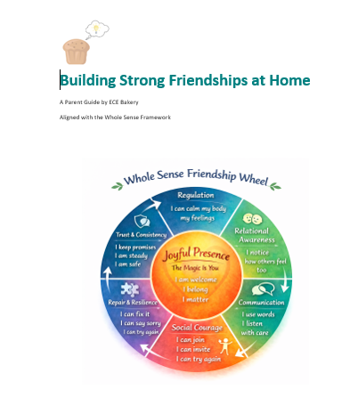 "Building Strong Friendships at Home" Free Family Resource