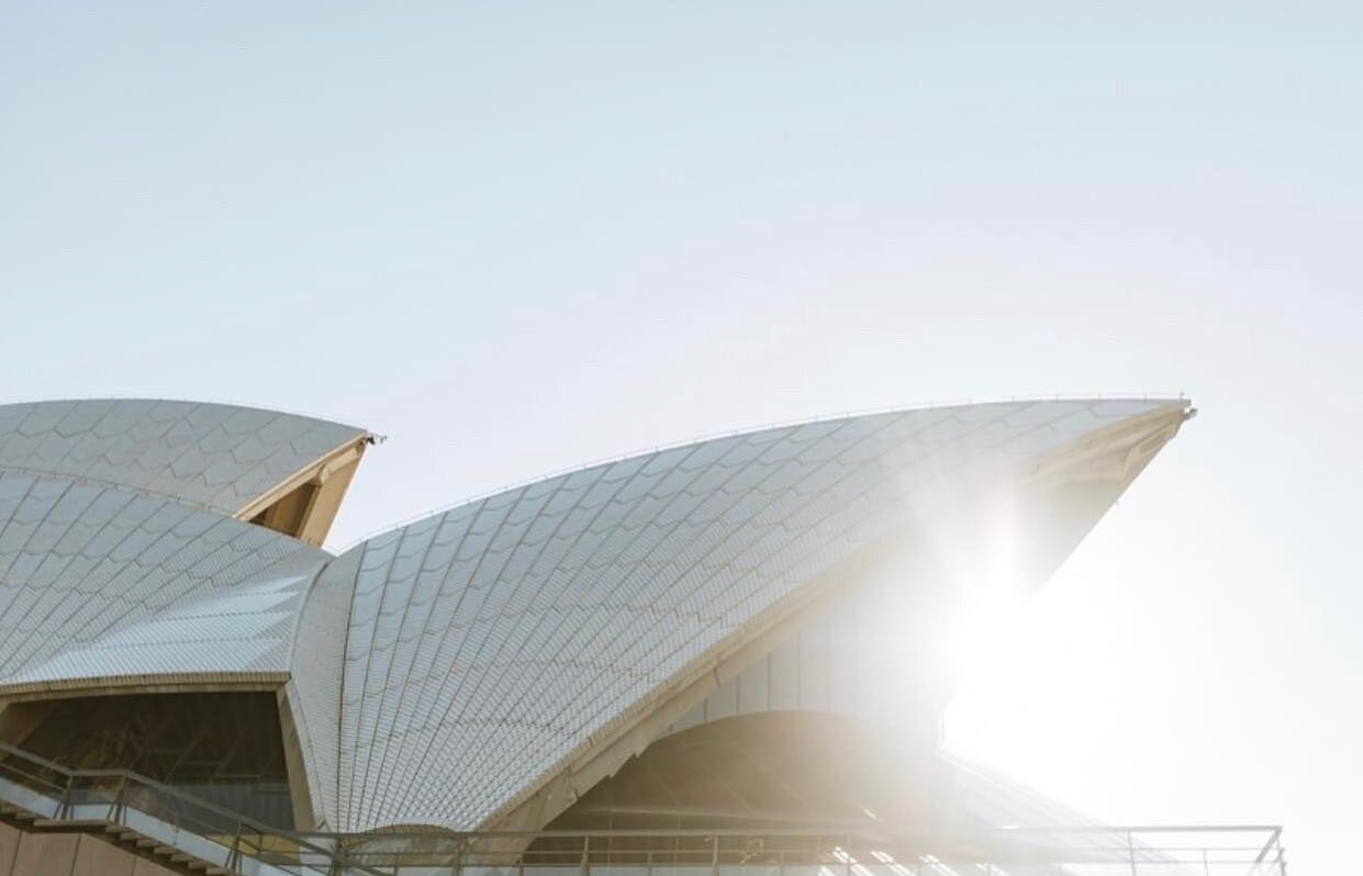 The morning light shining through our gorgeous Opera House captured by @luisabrimble from the ground... but Oh how amazing it is from the sky! #flywithsteve @sydneybyseaplane