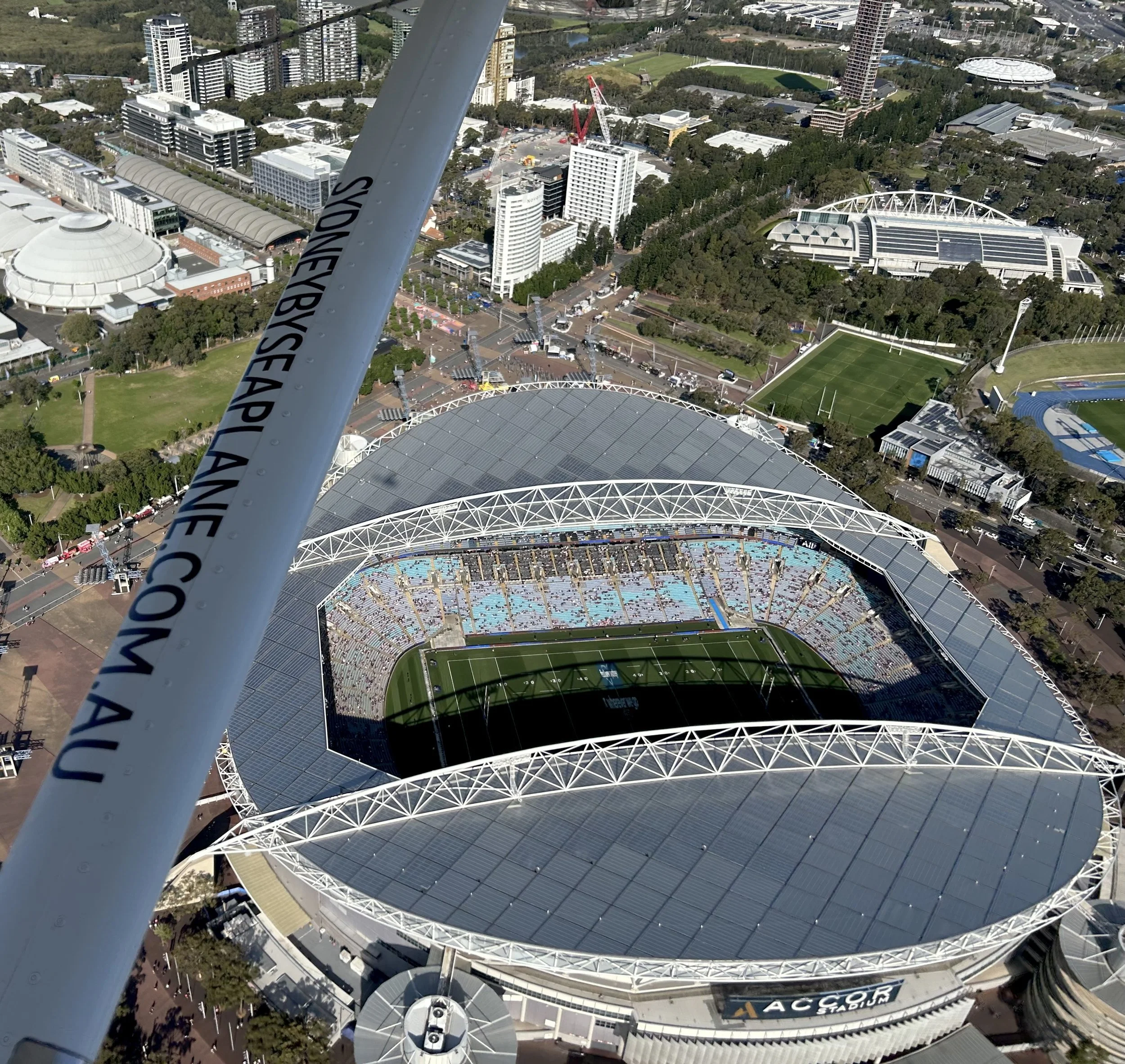 Sydney by Seaplane Olympic Park Stadium.jpg