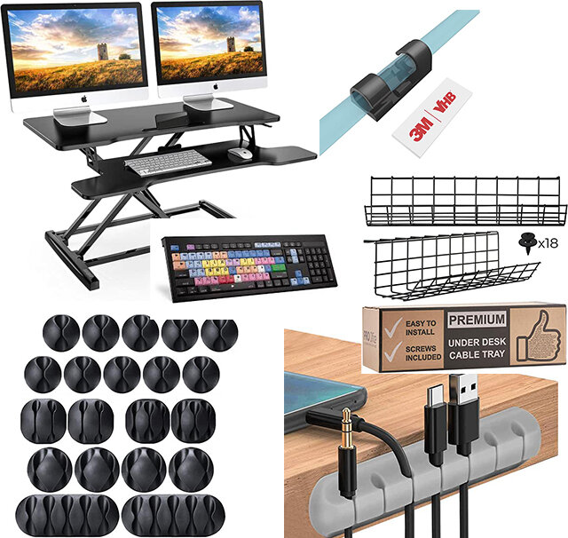 Accessories. Standing desk. Cables. Edit keyboards.