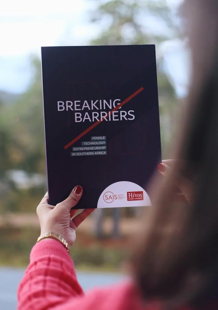 Breaking Barriers was created bySouthern Africa Innovation Support Programme (SAIS Programme) and Hivos Southern Africa with Clara Mupopiwa-Schnack responsible for the publication's graphic design and layout work. 