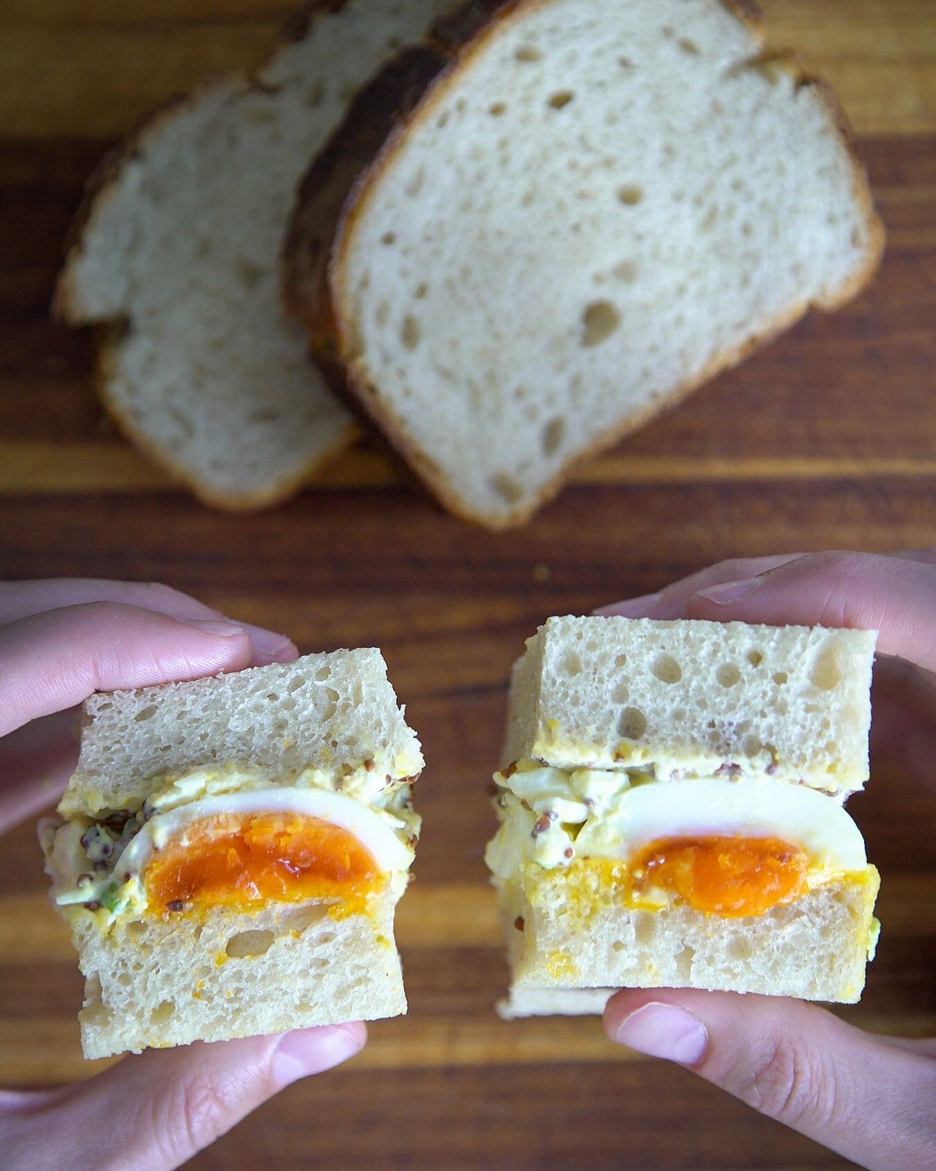 Have been trying to make my ideal sourdough loaf of milk bread 🥛 🍞 Milk bread is the soft and squishy white bread used in Japanese egg salad sandwiches (tamago sando) &mdash; and ever since Connor and I went to Japan last year (that feels like an e