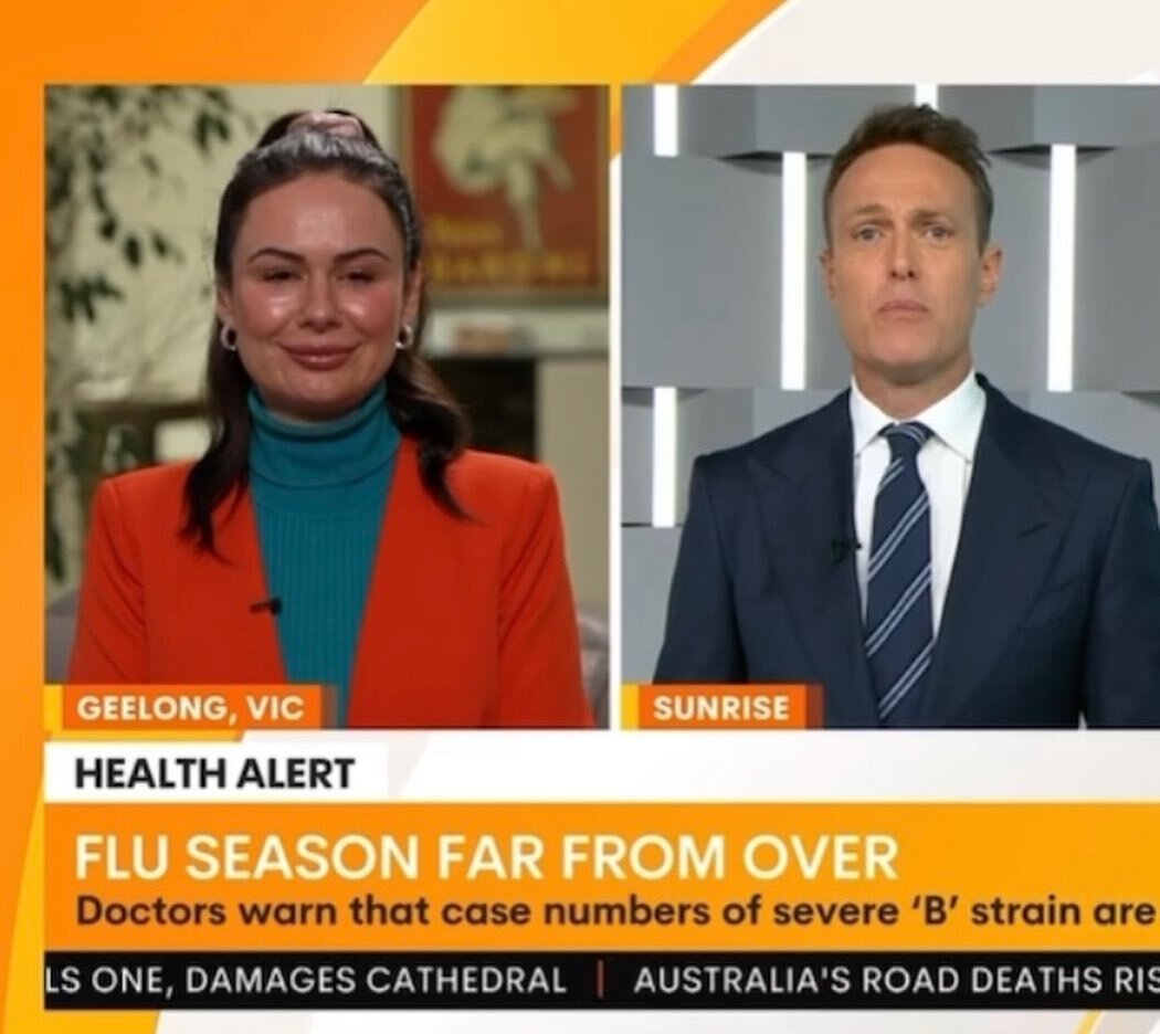 What a wild 24 hours of media coverage for our client @merrin_schnabel 

Sunrise, Today Show and a feature in The Age and Sydney Morning Herald. 

She handled herself as a pro giving commentary on the horror Influenza B season she&rsquo;s been throug