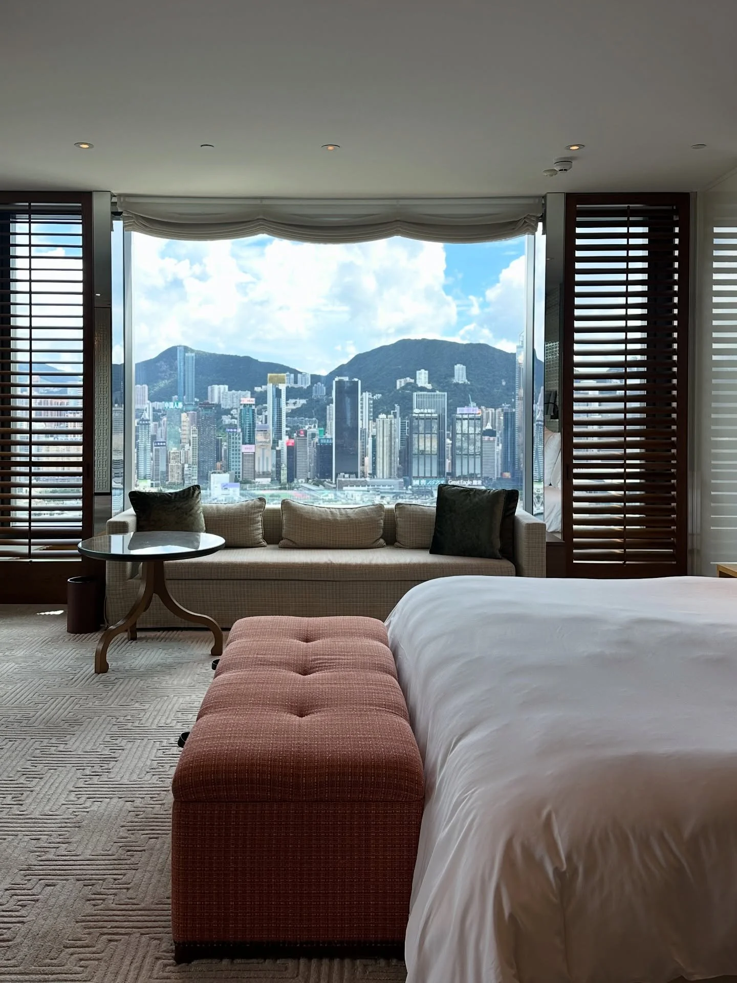 Just back from an incredible stay at @rosewoodhongkong &mdash; and wow, what an experience.

From the moment we arrived, everything was exceptional. Our suite overlooked Victoria Harbour with endless corners to unwind and take in the view. The design