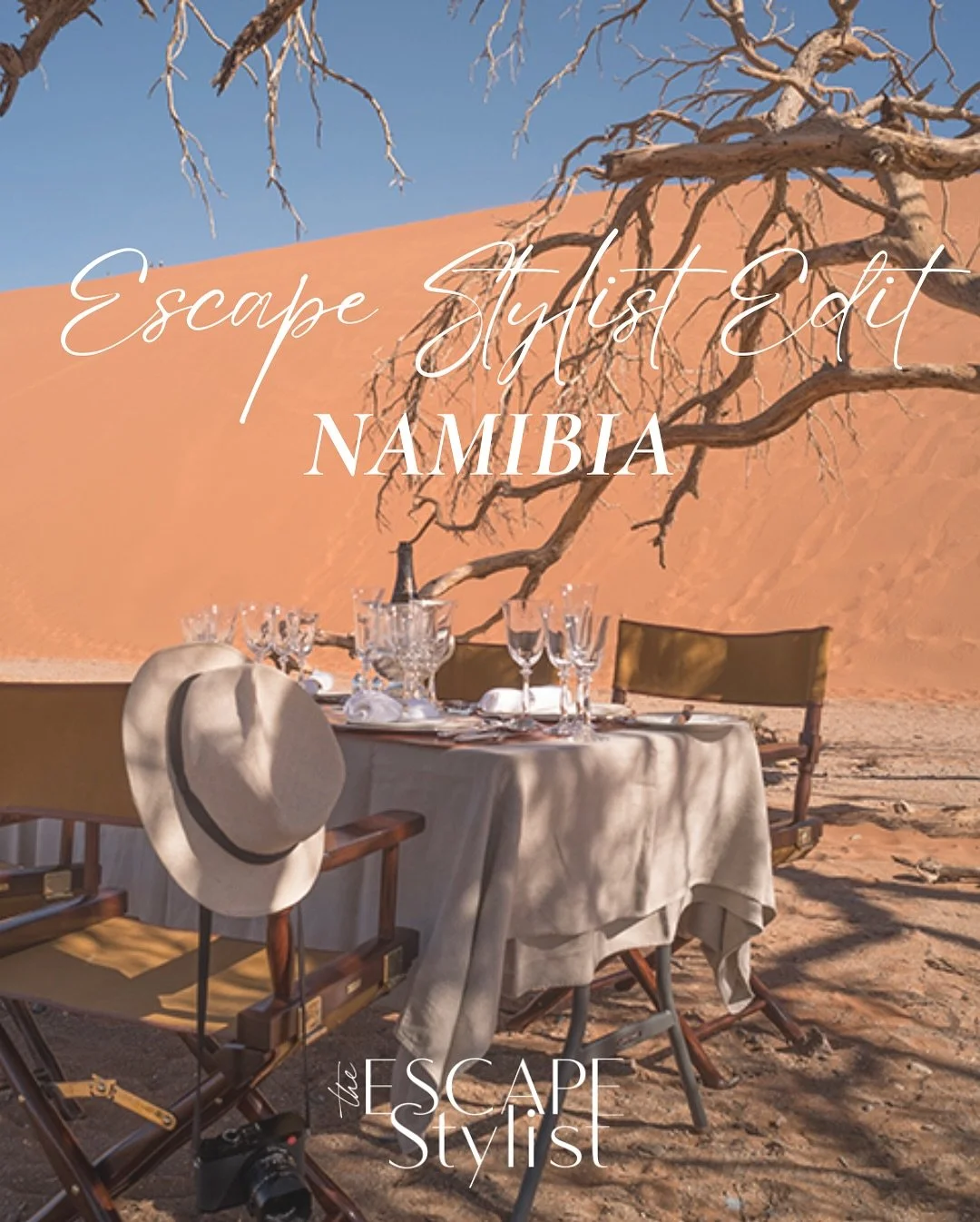 Escape Stylist Edit | Namibia ✨

Where desert, ocean and sky collide &mdash; Namibia is one of Africa&rsquo;s most otherworldly destinations. From the red dunes of Sossusvlei to the haunting Skeleton Coast, the sculptural granite peaks of Spitzkoppe 