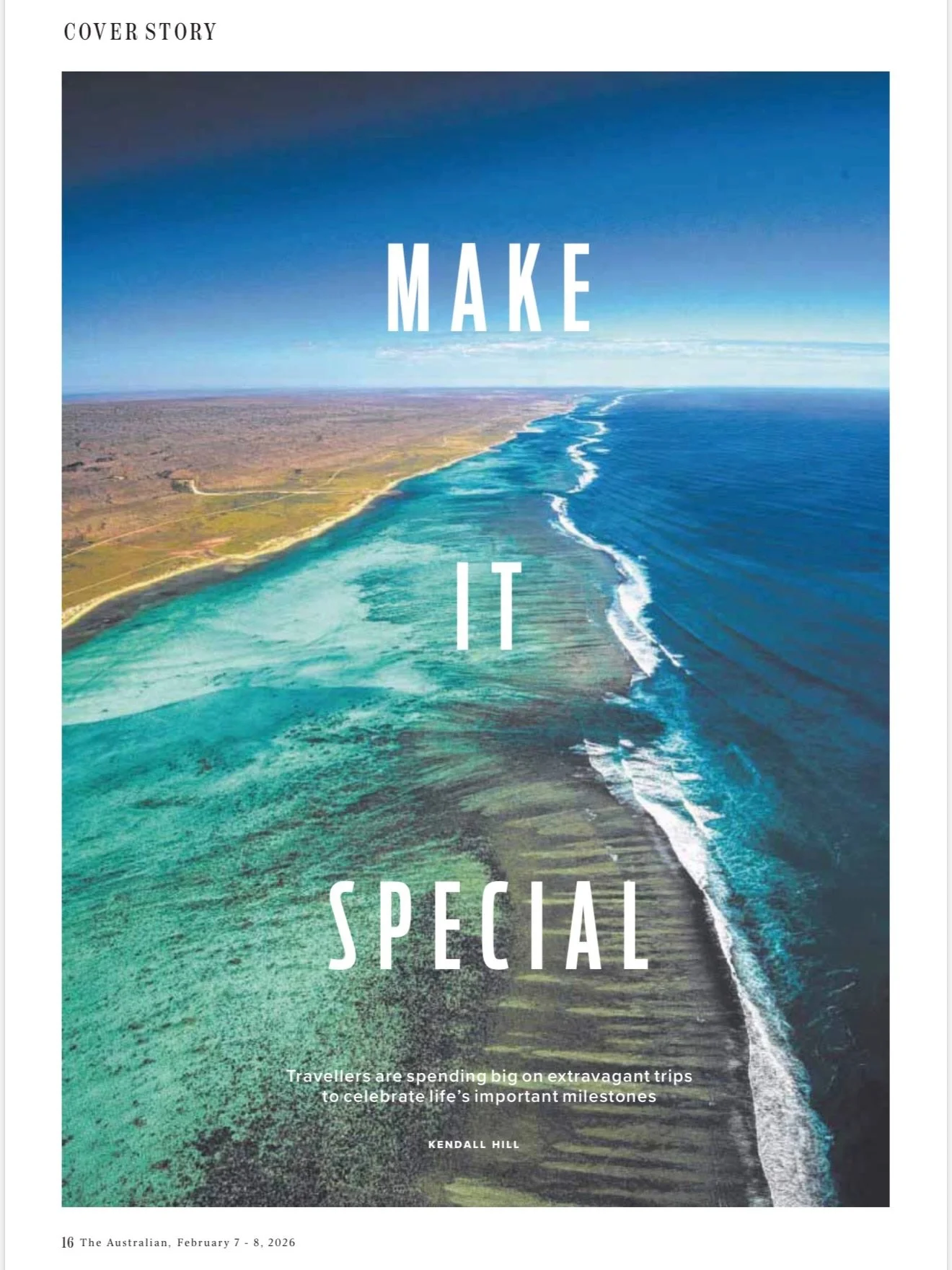 Celebrating life&rsquo;s big moments through travel ✨ Honoured to be featured in the @the.australian discussing the rise of milestone travel