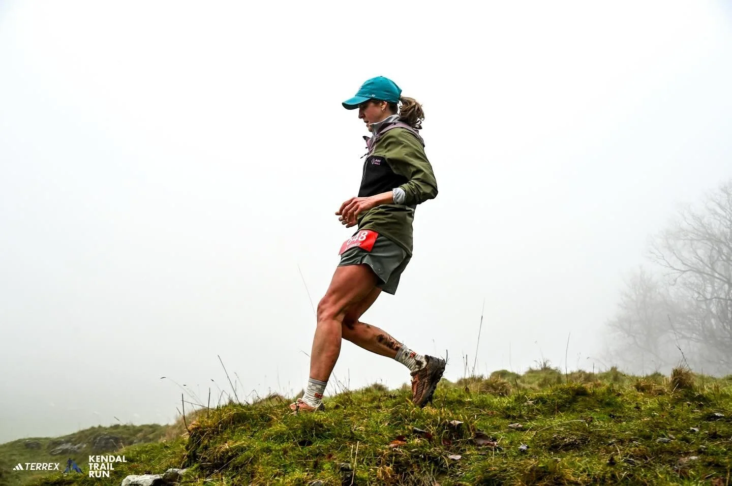 Four months after Tavish was born, I&rsquo;m feeling a new type of strong. Feels good to be running as fast as I can. All sorts of inspiration meeting and seeing lots of new mums at it @kendalmountainfestival #running  #runningmum #10ktrailrun #terre