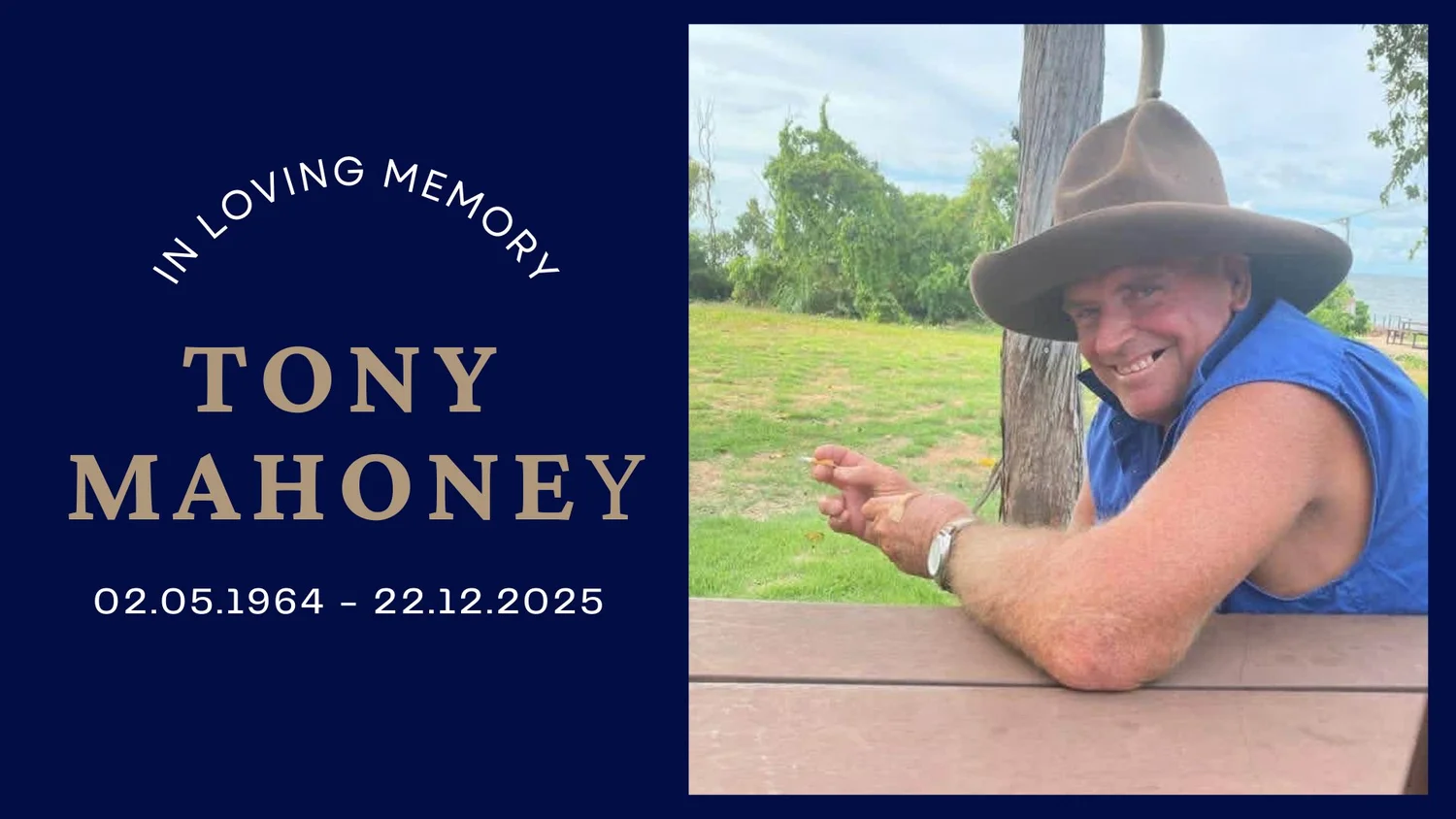 Anthony Mahoney — Quality Memorial Services Funeral Wedding Livestream