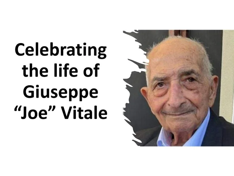 Giuseppe Vitale — Quality Memorial Services Funeral Wedding Livestream
