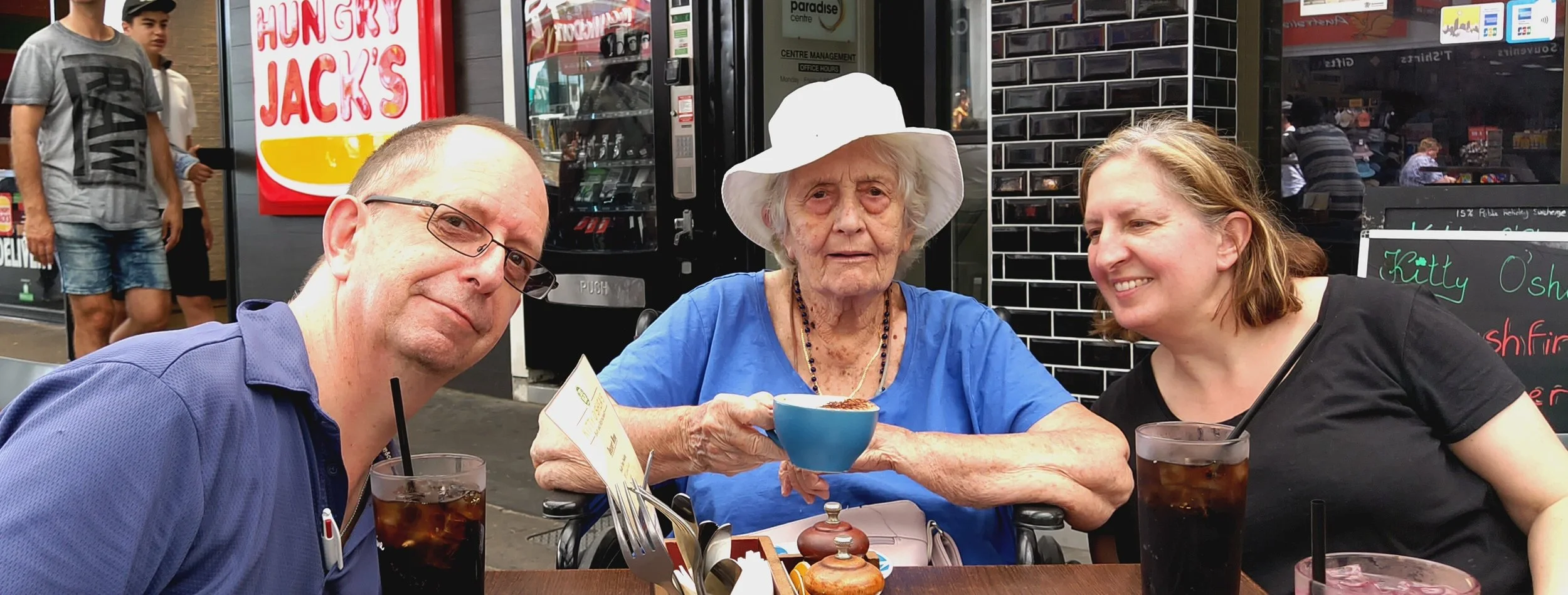 Wayne-Margaret and Lynn out for a coffee.jpg
