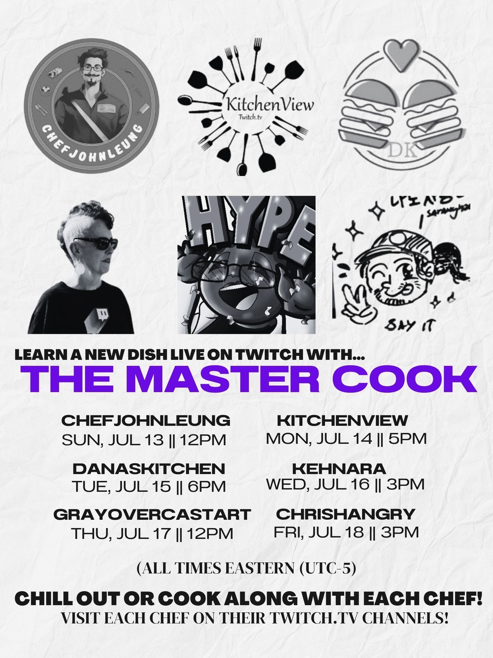 Birthday Stream & The Master Cook
